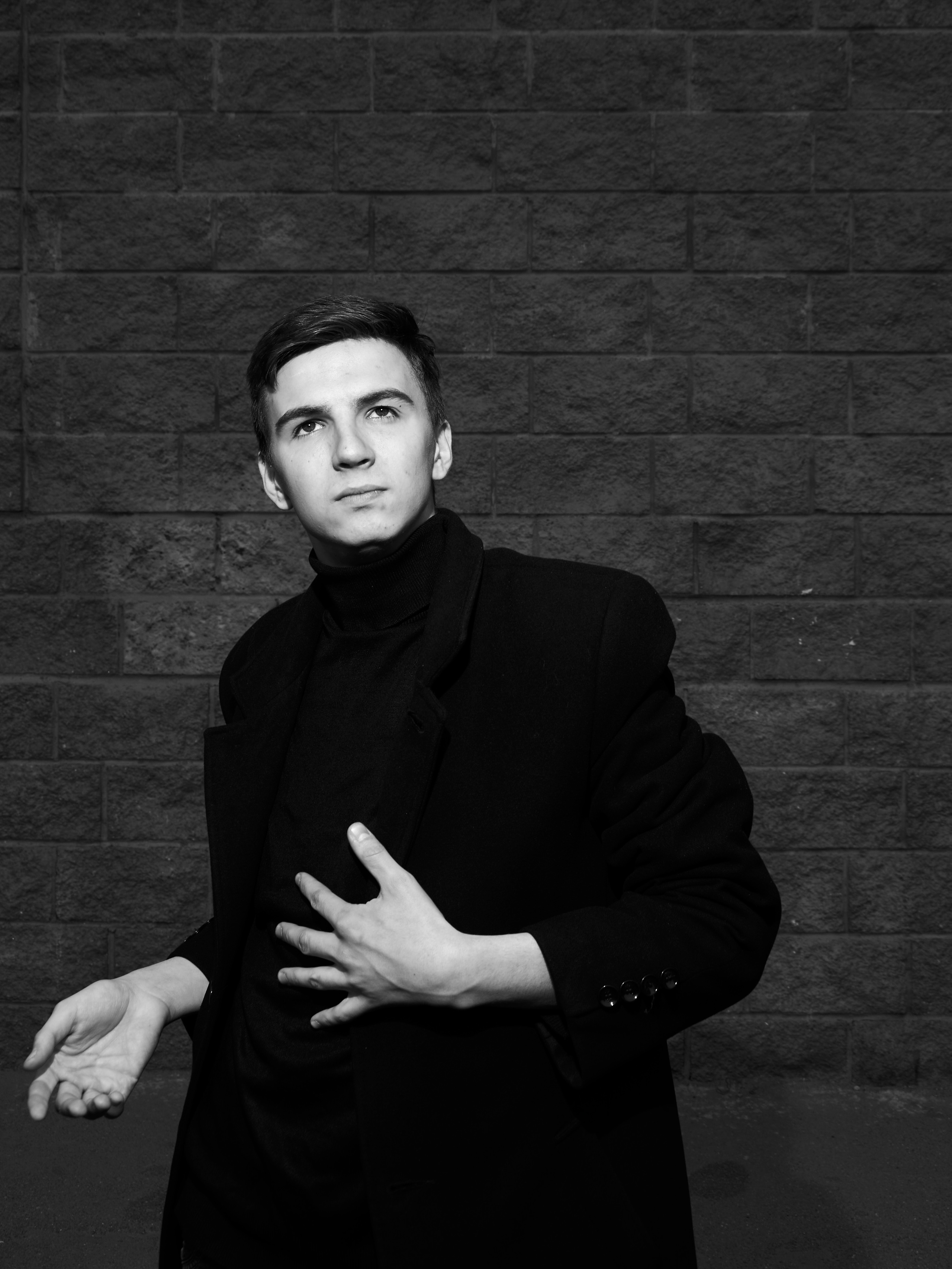 Чёрно белая фотосессия