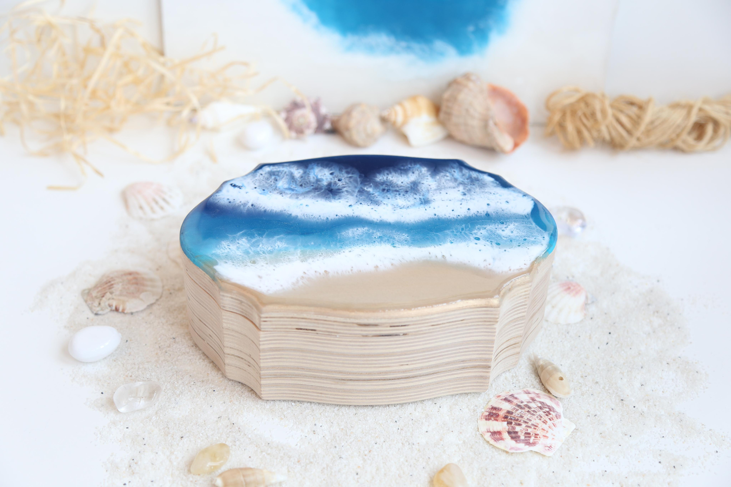 Морское Resin Art. SAAVIK design — Керамика \ Зефирная флористика \Handmade\ Краснодар