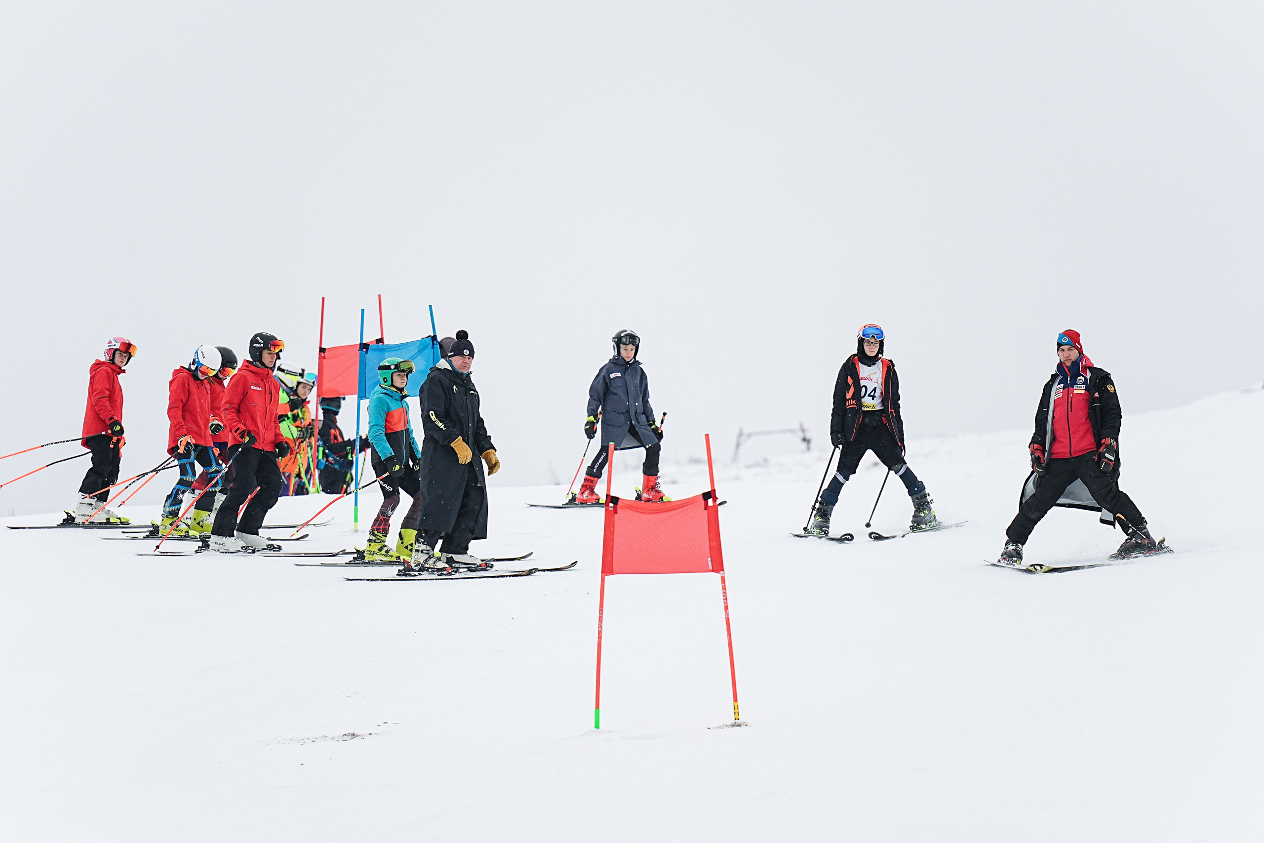 Горные лыжи. Первенство Центрального Федерального Округа. GS U14 Шуколово. Фотограф Студитский Евгений