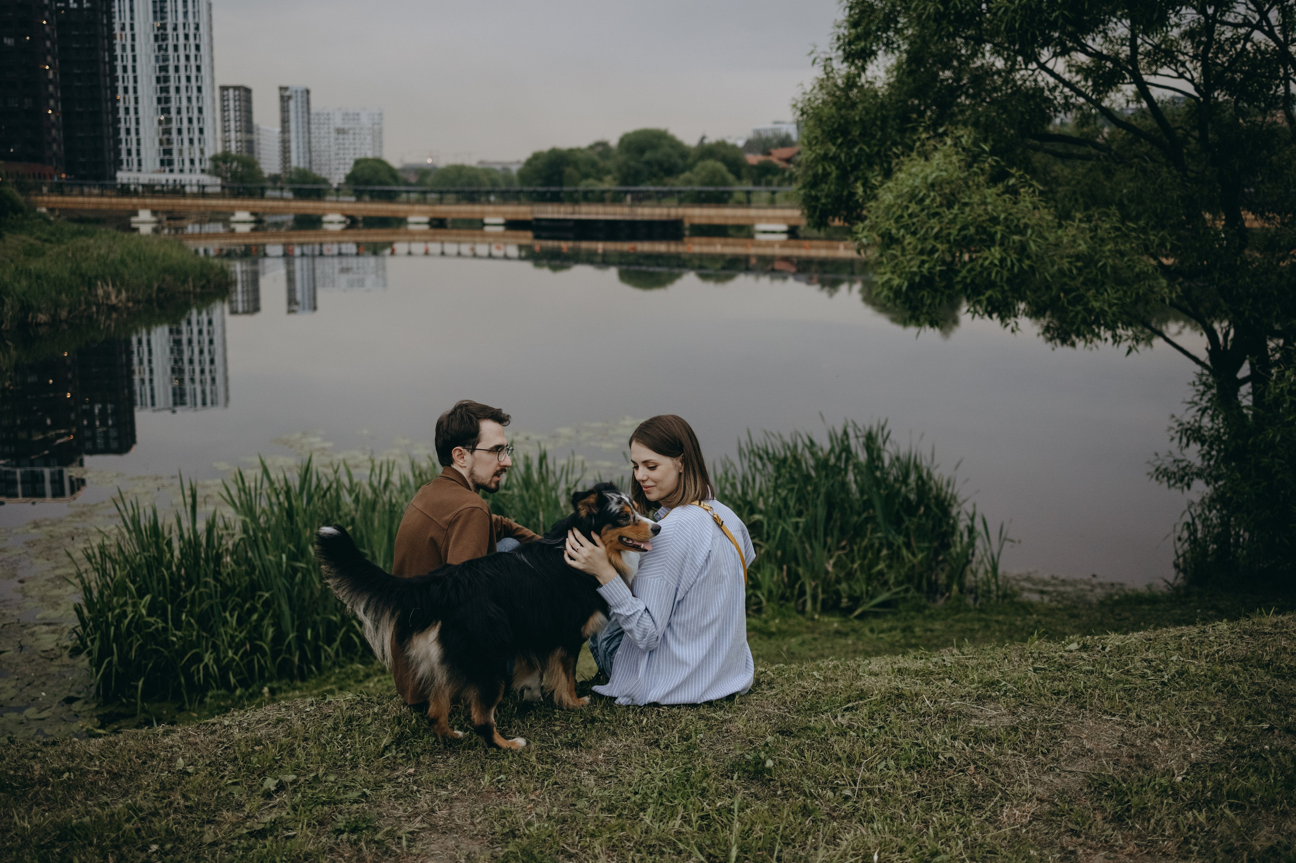 Настя, Никита и их Гром и Мяу. Фотограф — Анималист | Санкт-Петербург