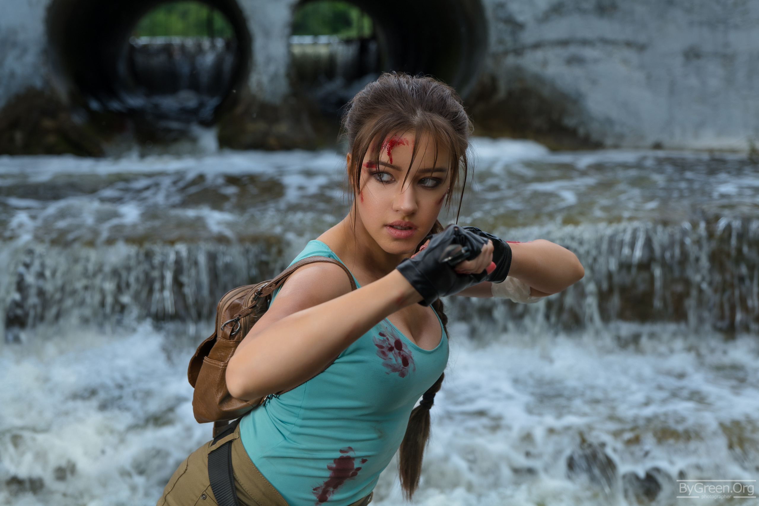 Lara Croft. ByGreenOrg и красивые фотографии