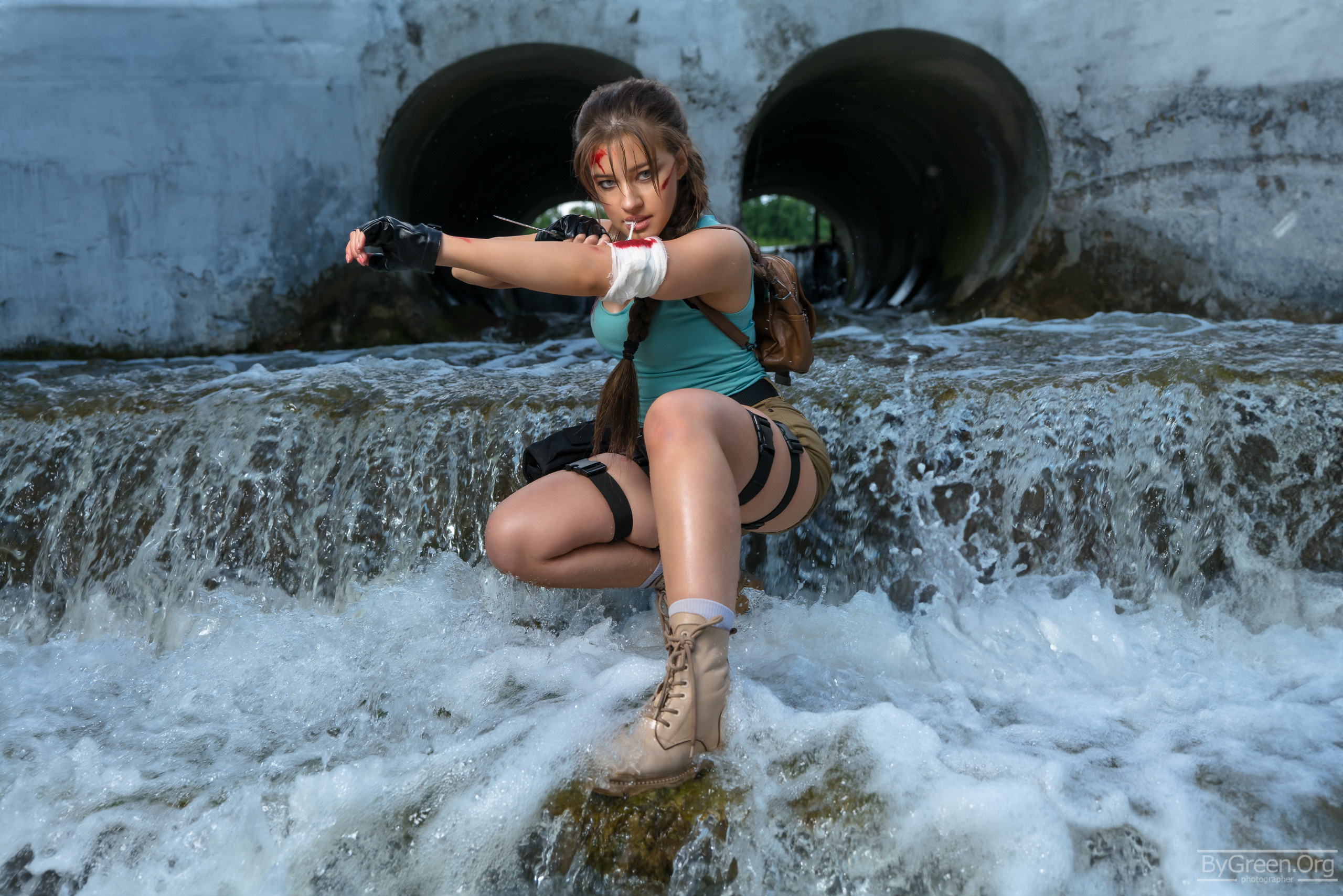 Lara Croft. ByGreenOrg и красивые фотографии
