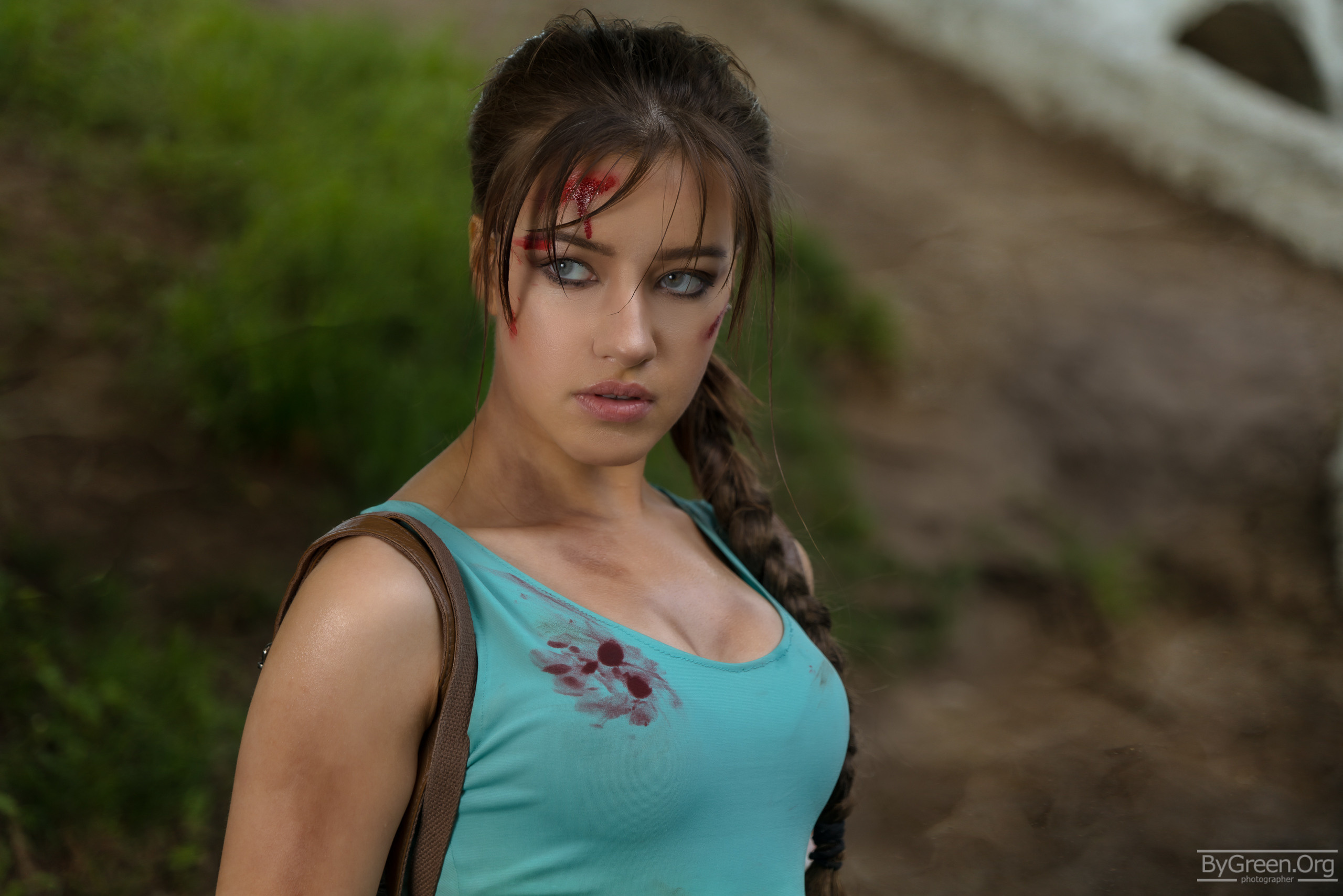 Lara Croft. ByGreenOrg и красивые фотографии