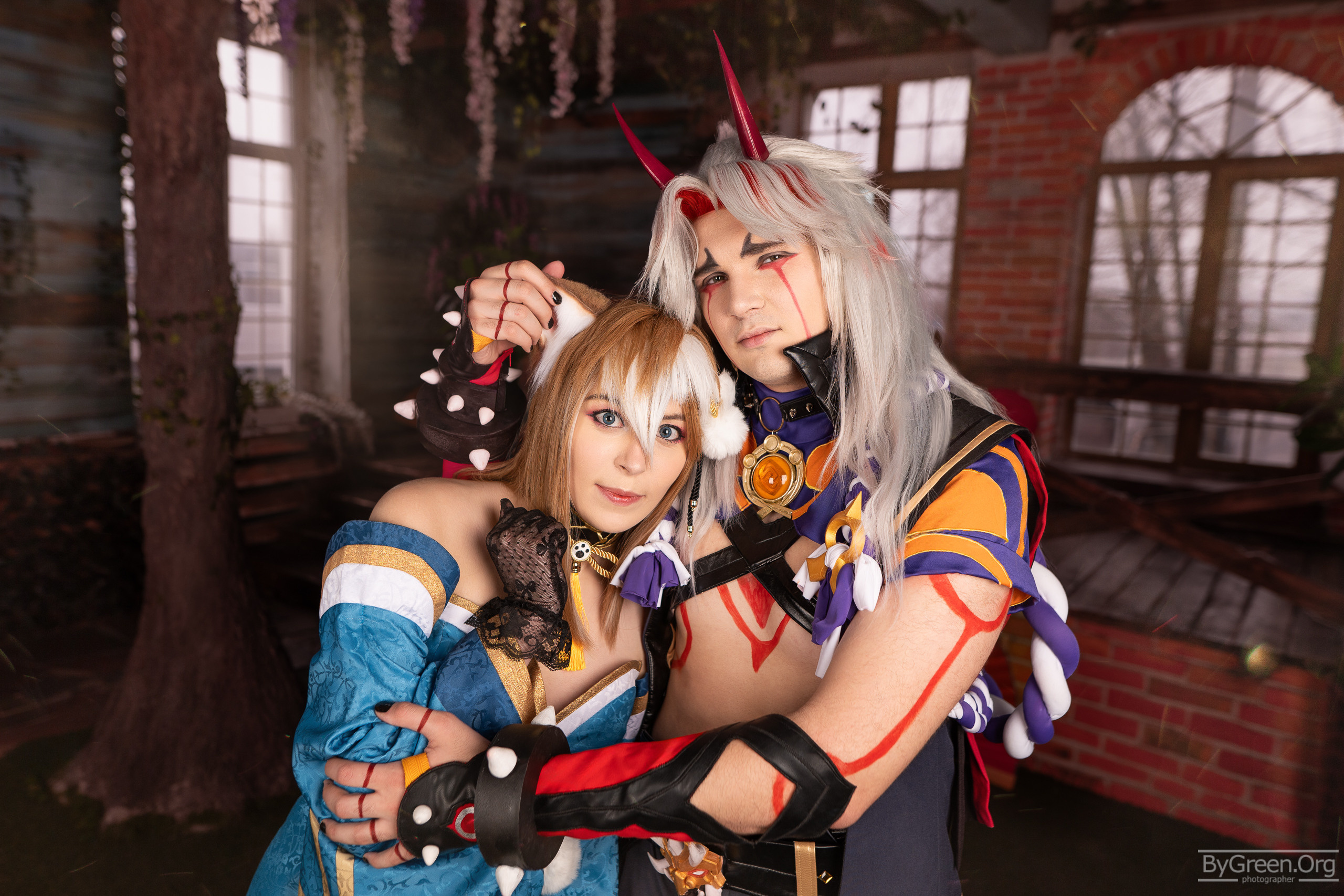 Itto and Hina. ByGreen.org — Cosplay photo and video with love