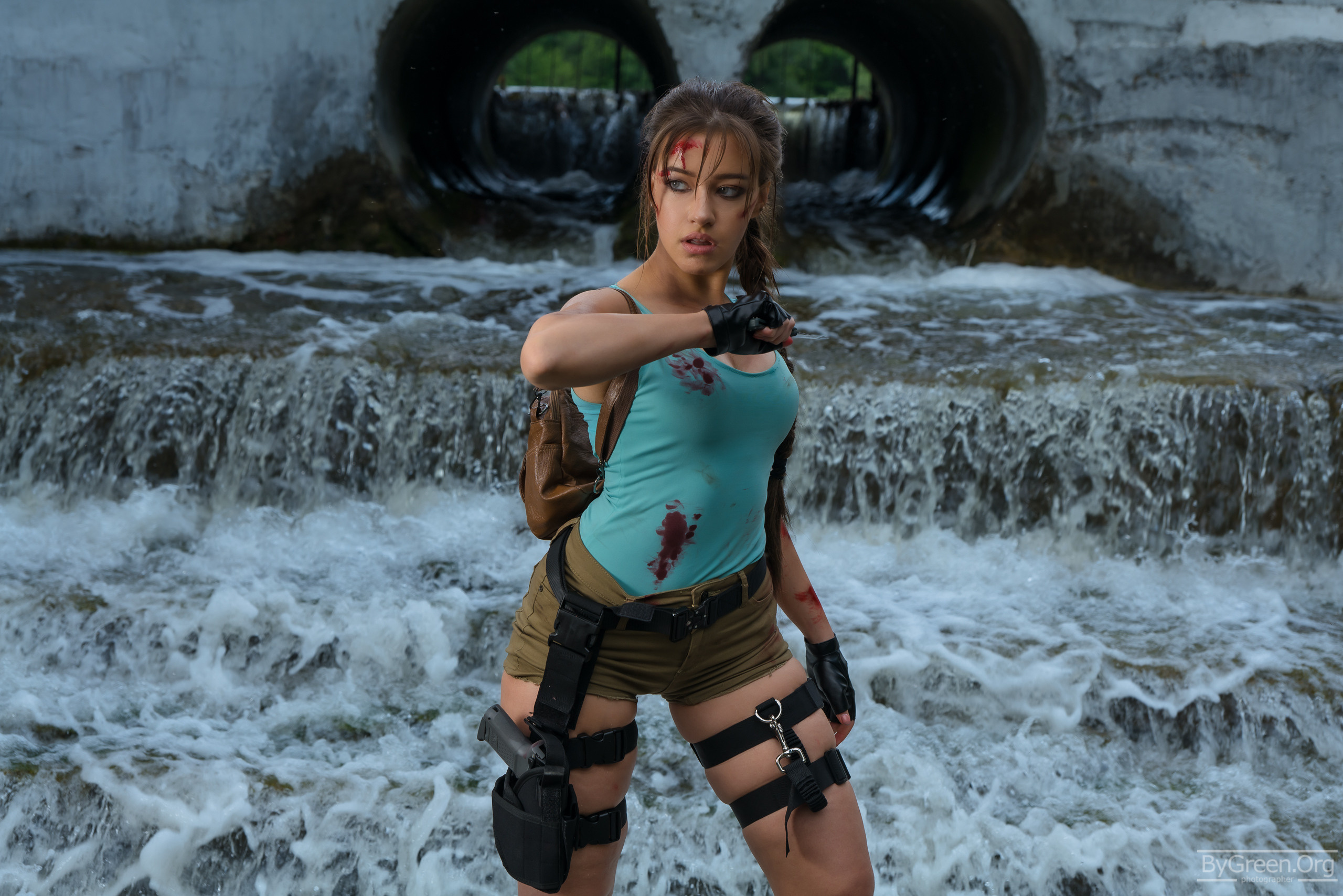 Lara Croft. ByGreenOrg и красивые фотографии
