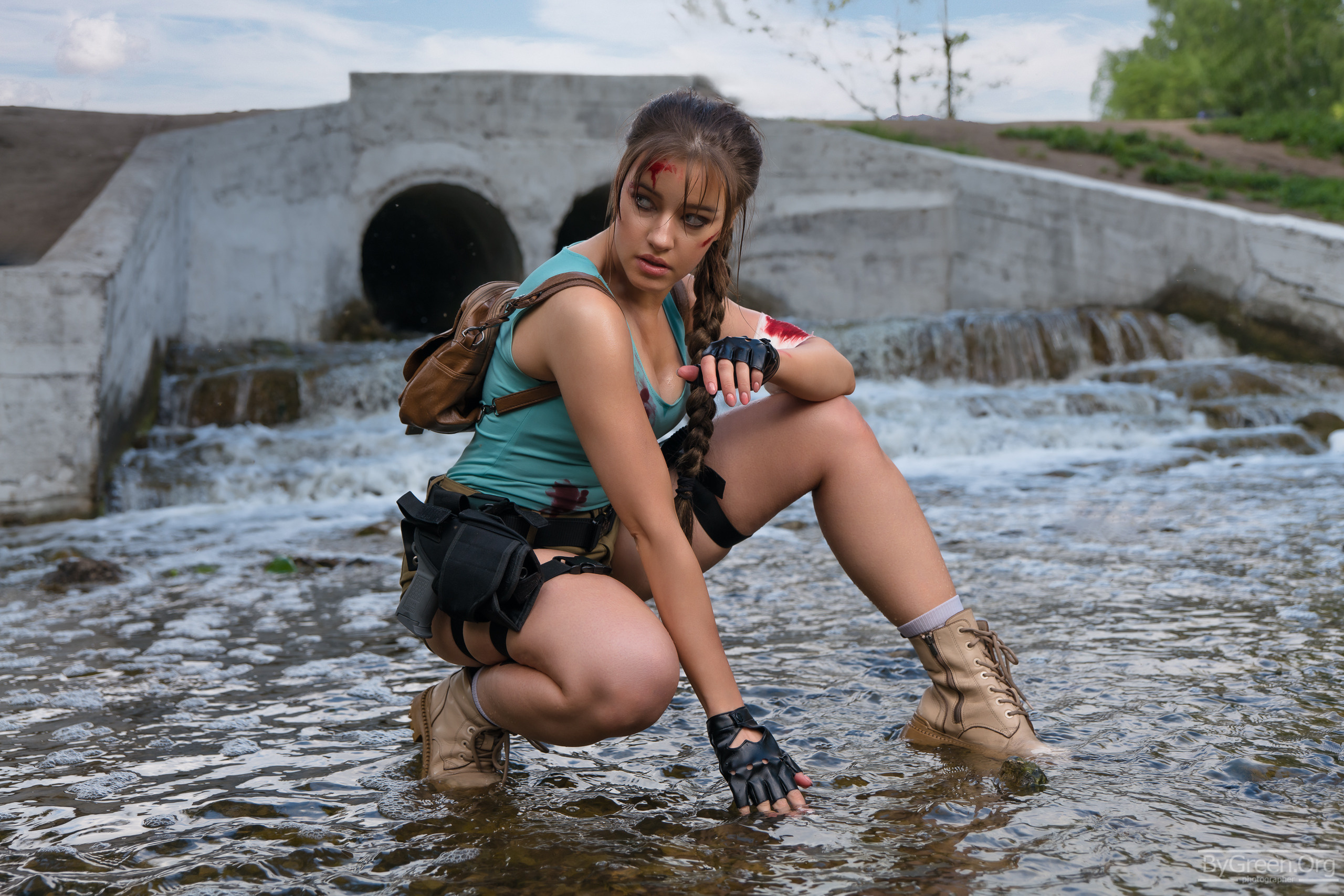 Lara Croft. ByGreenOrg и красивые фотографии