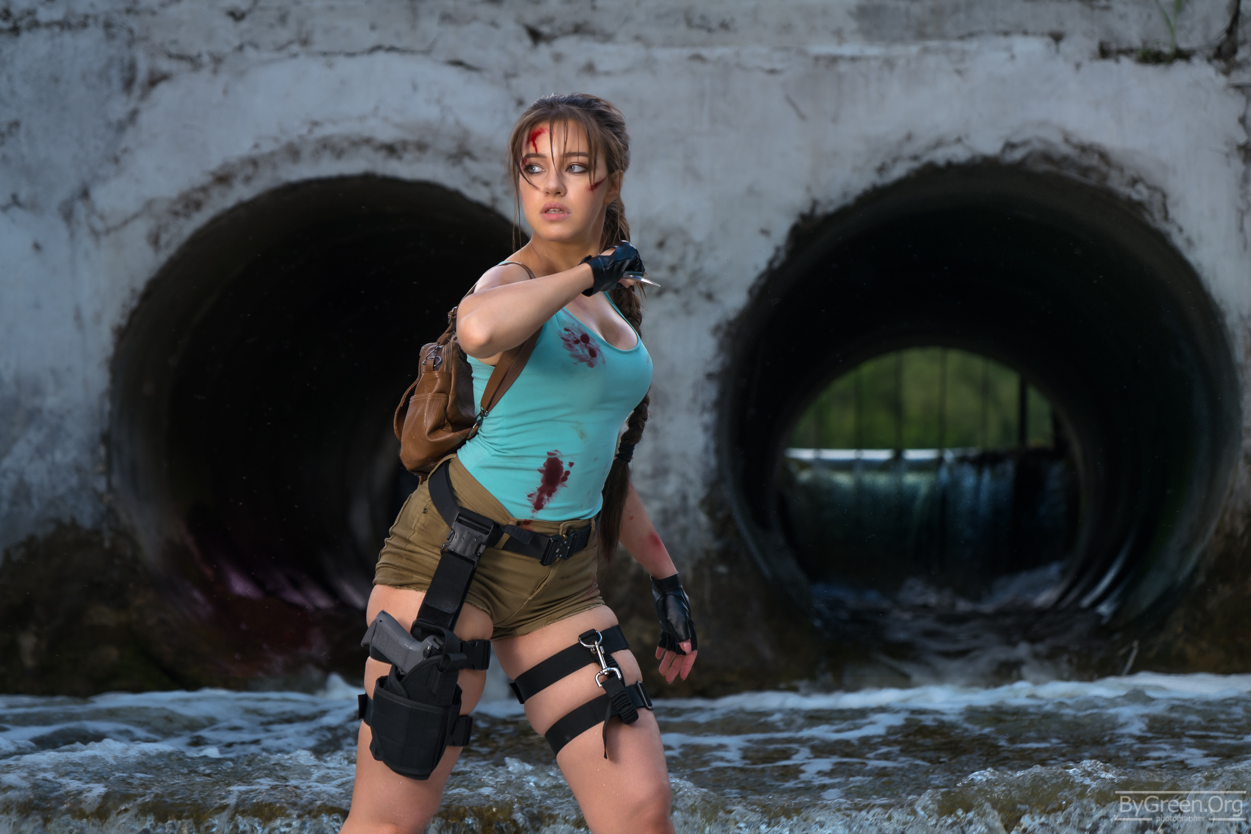 Lara Croft. ByGreenOrg и красивые фотографии