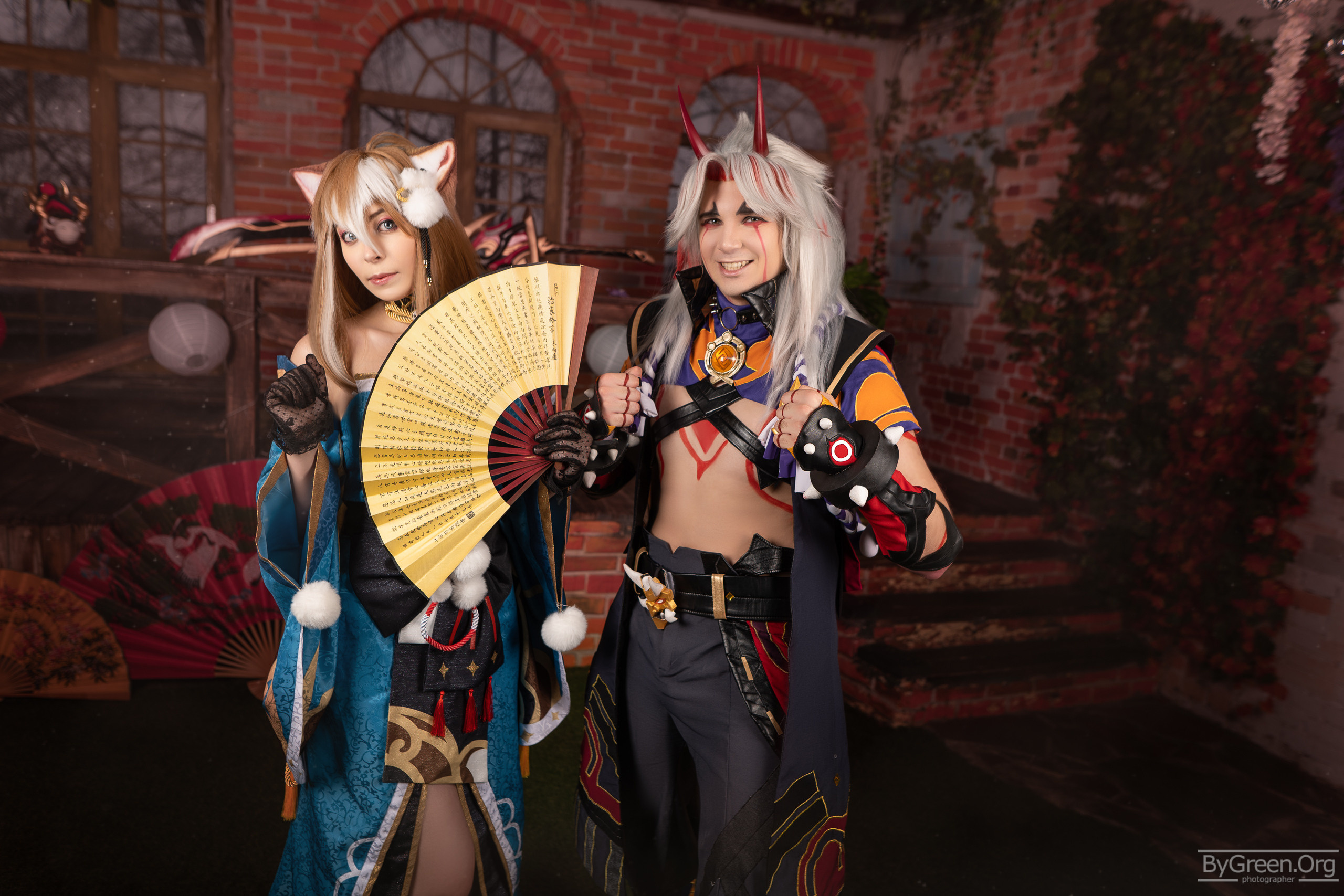 Itto and Hina. ByGreen.org — Cosplay photo and video with love