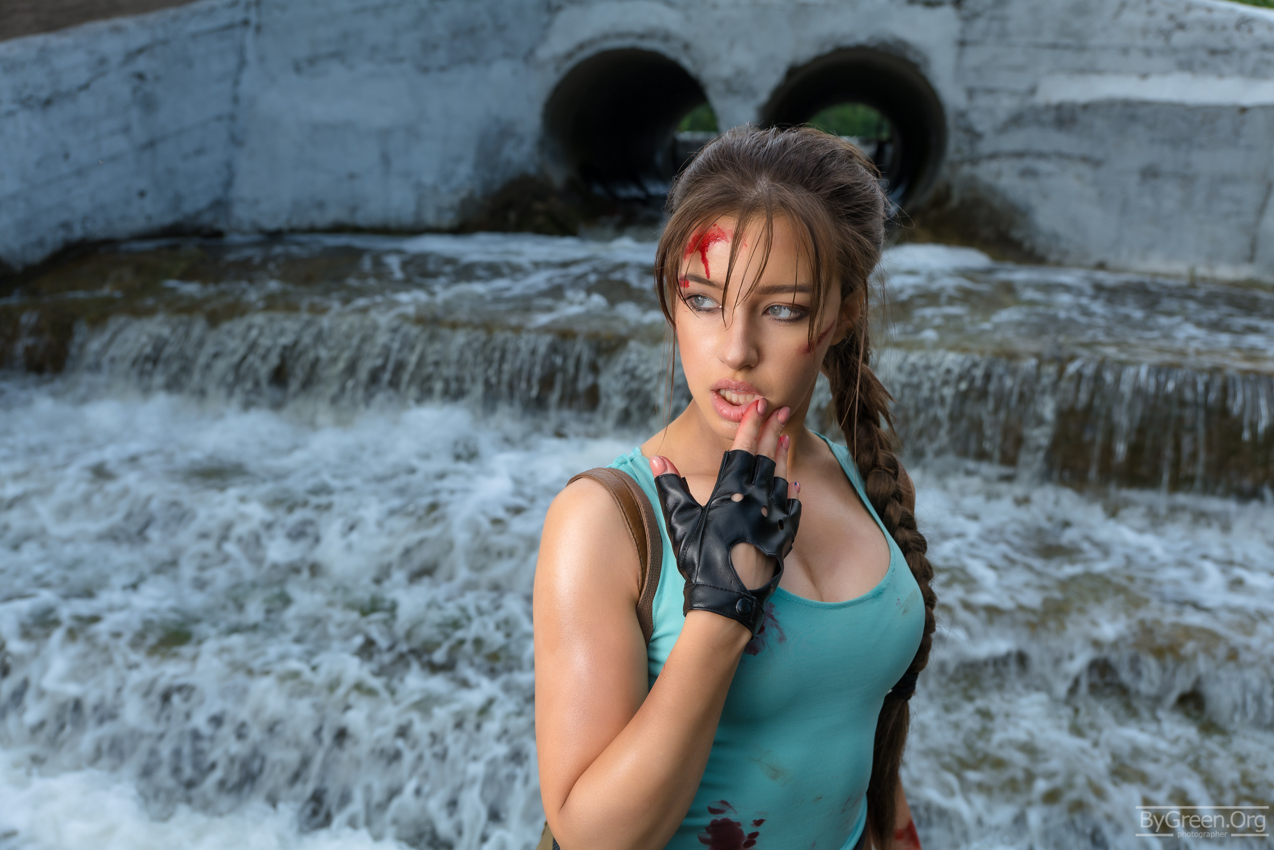 Lara Croft. ByGreenOrg и красивые фотографии