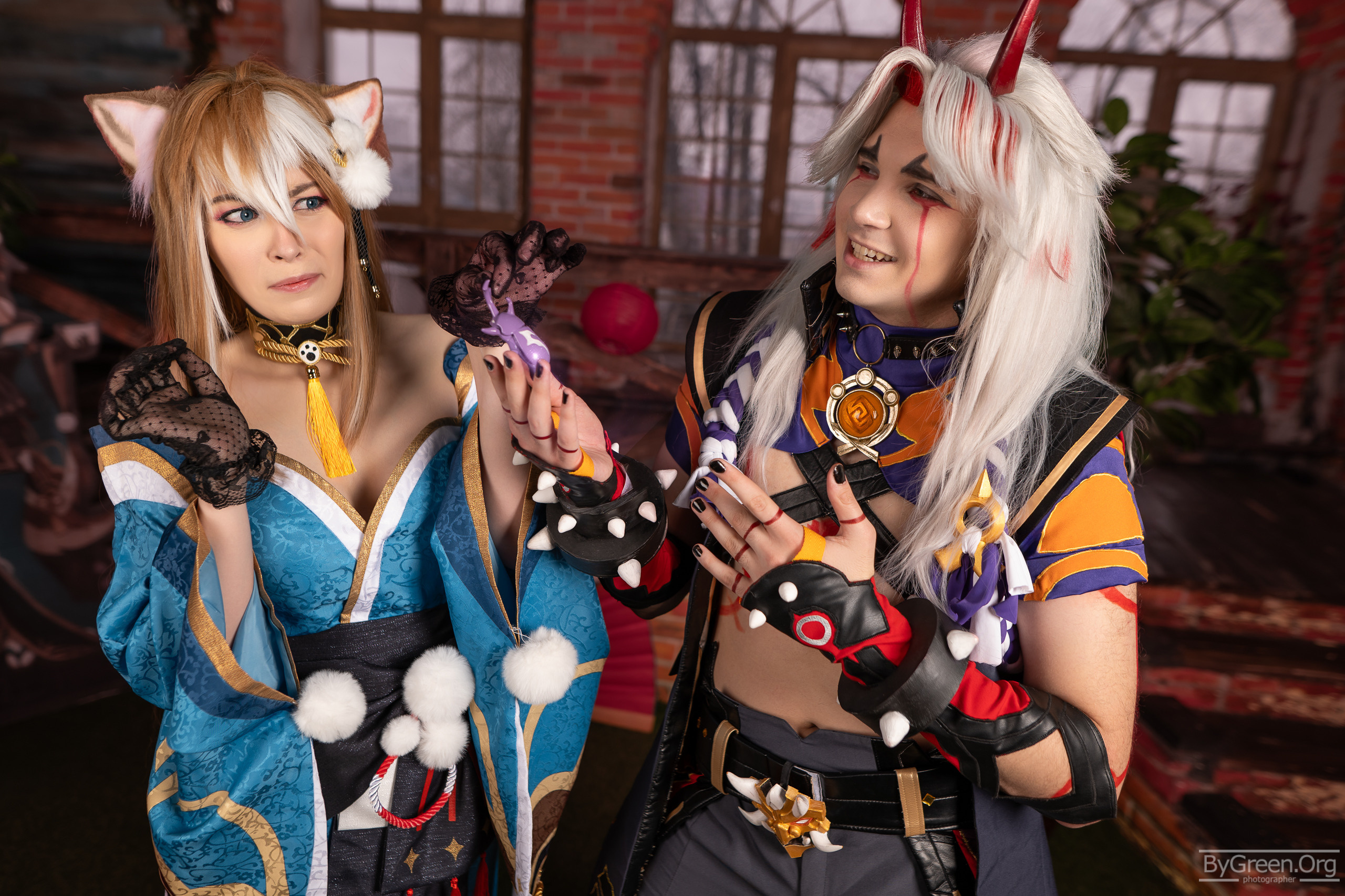Itto and Hina. ByGreen.org — Cosplay photo and video with love