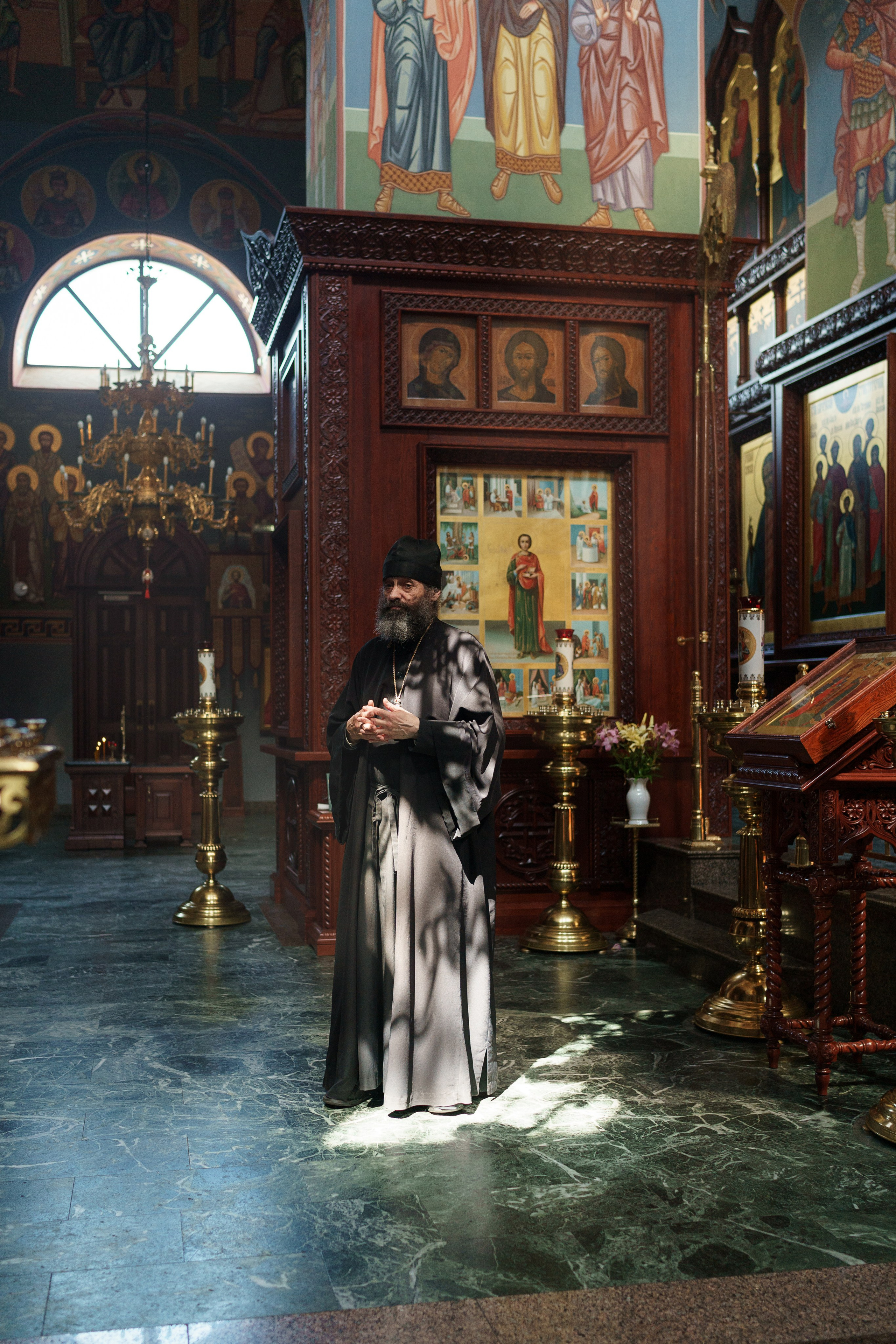 Съемка в храме