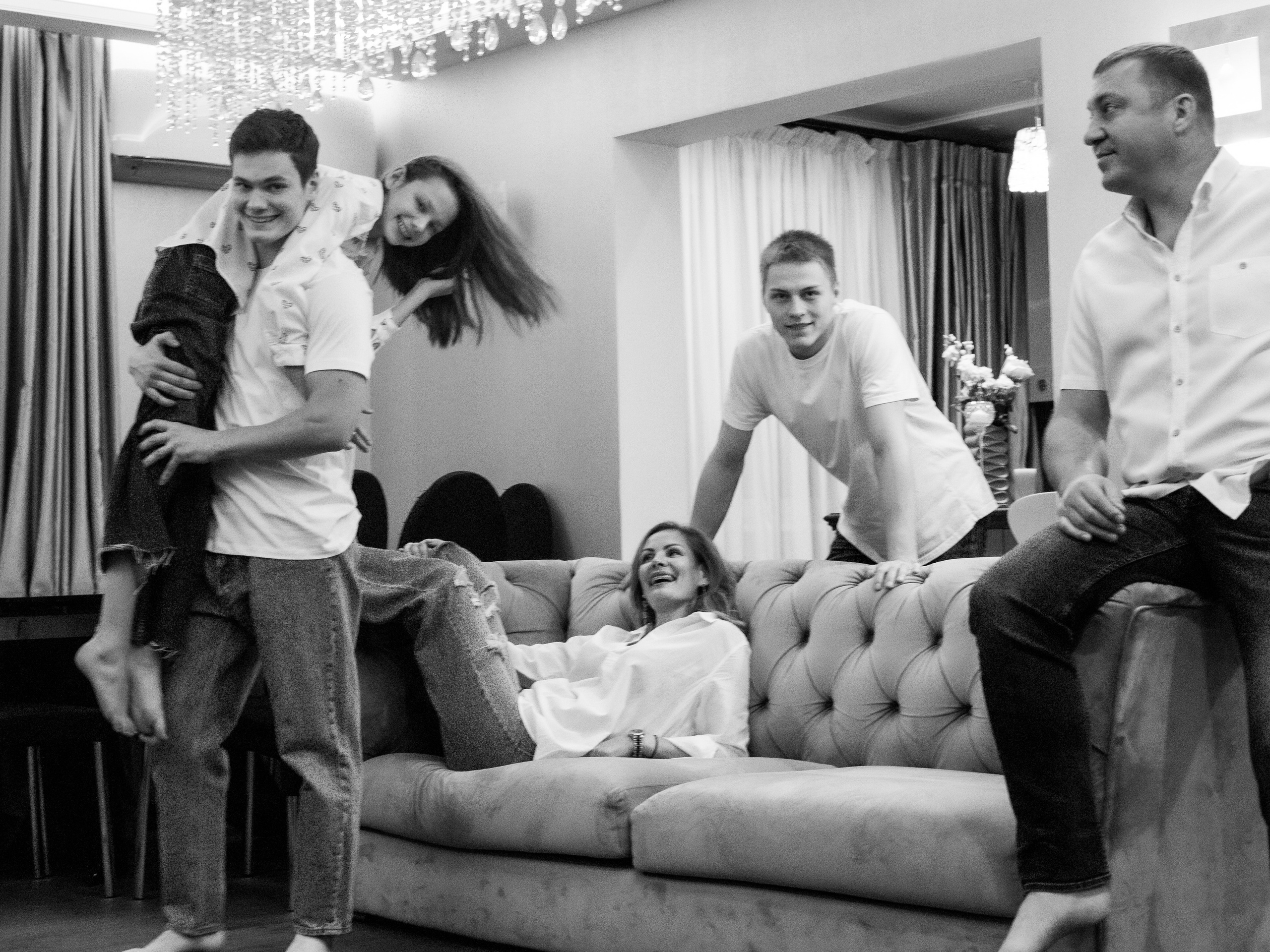 Семья Натальи. Домашняя съемка. Александра Пылёва. Фотограф. Москва