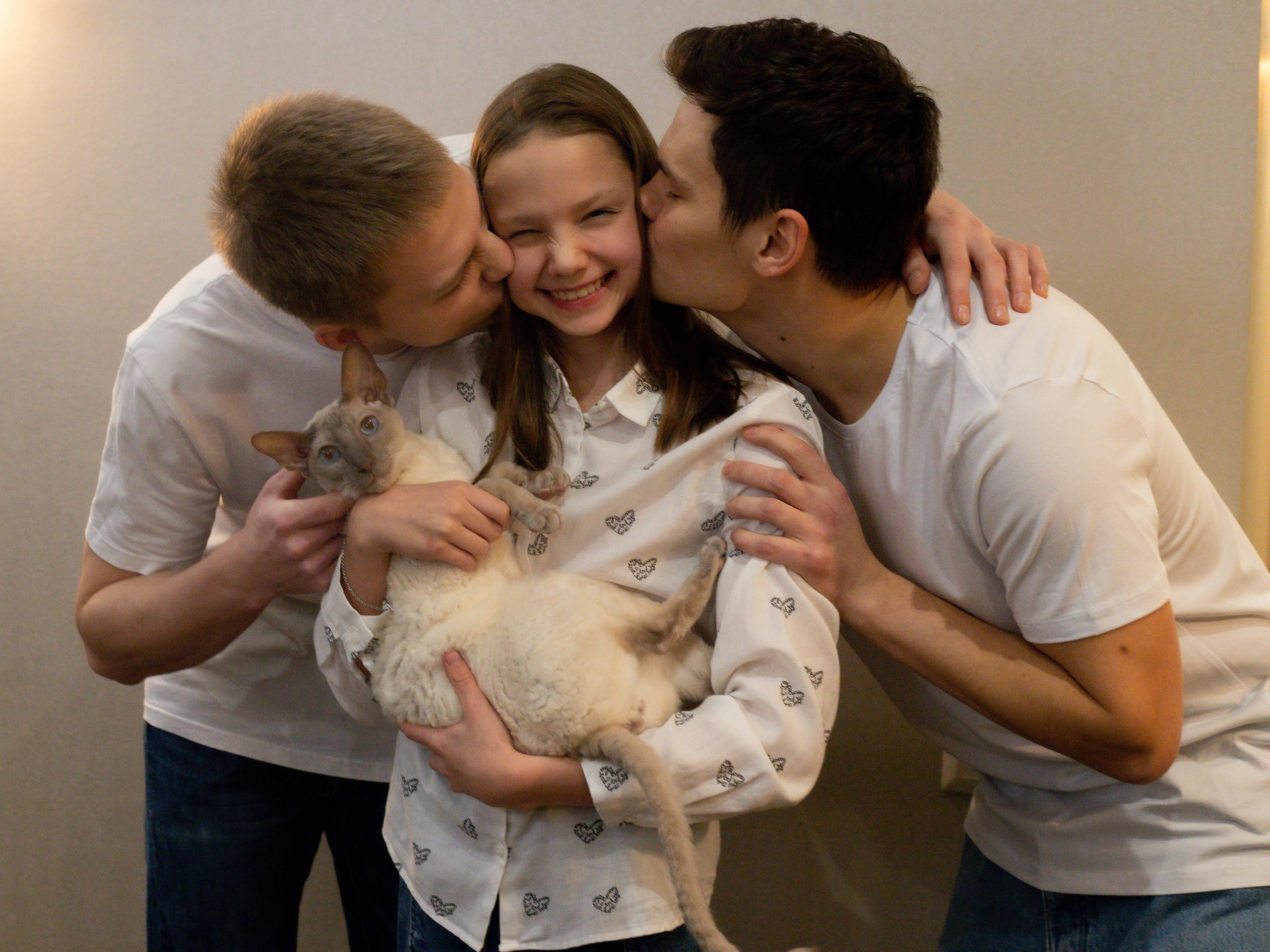 Семья Натальи. Домашняя съемка. Александра Пылёва. Фотограф. Москва