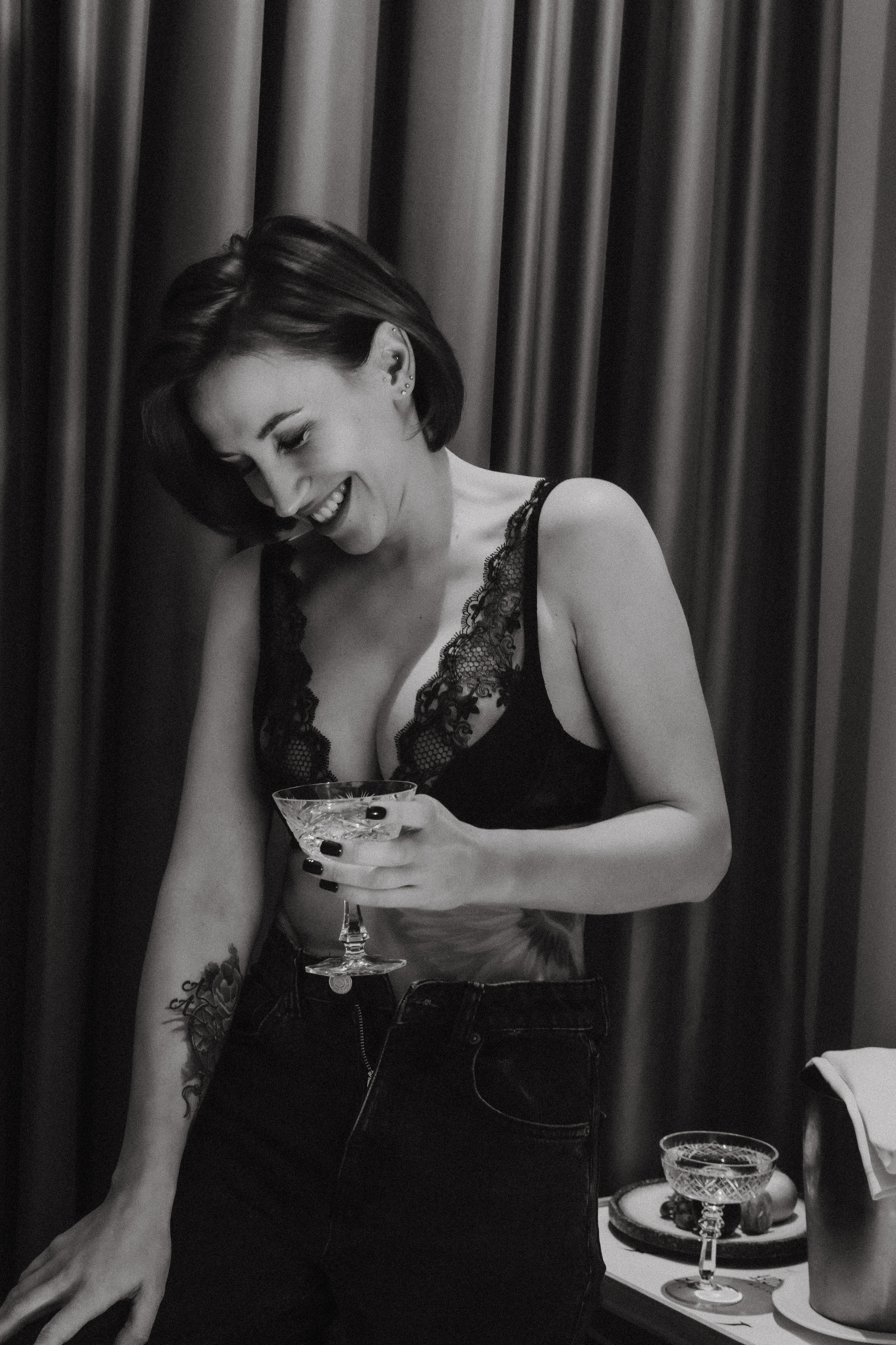 Дарья. Съемка в номере Chekhoff Hotel. Александра Пылёва. Фотограф. Москва