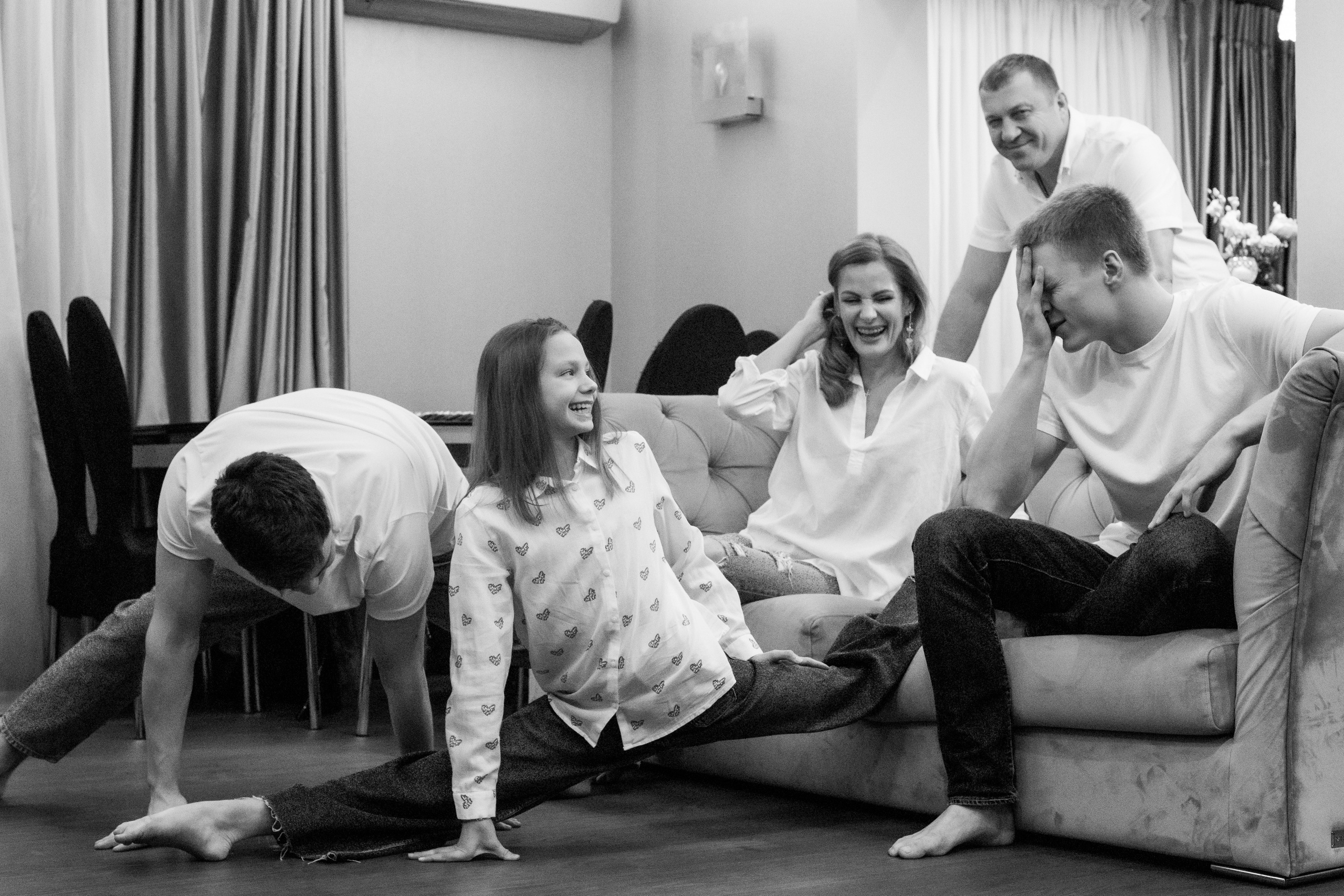 Семья Натальи. Домашняя съемка. Александра Пылёва. Фотограф. Москва