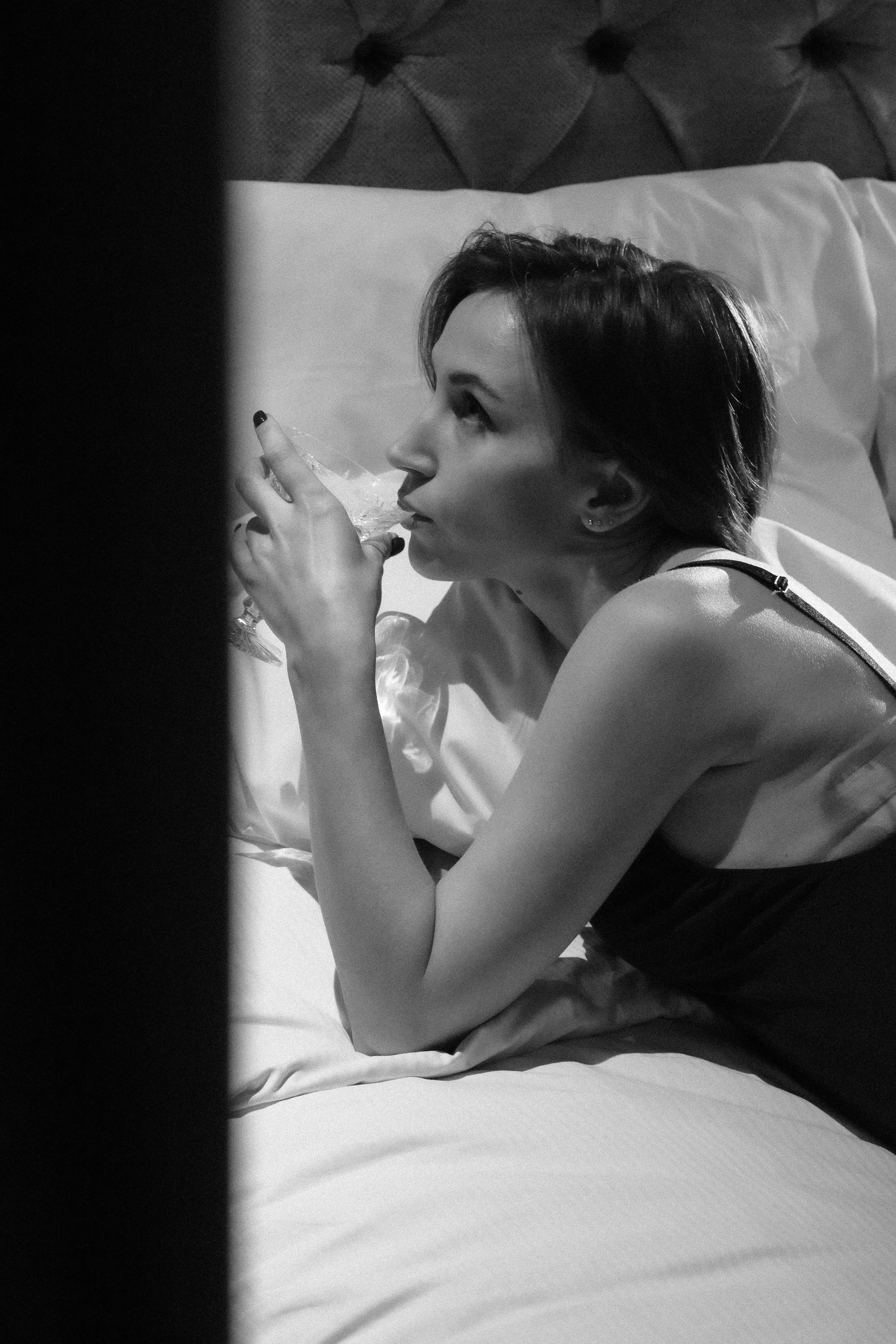 Дарья. Съемка в номере Chekhoff Hotel. Александра Пылёва. Фотограф. Москва