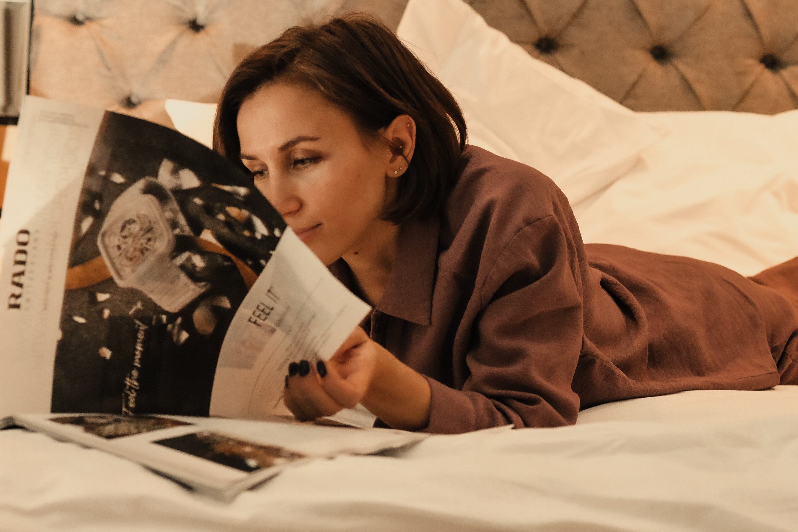 Дарья. Съемка в номере Chekhoff Hotel. Александра Пылёва. Фотограф. Москва