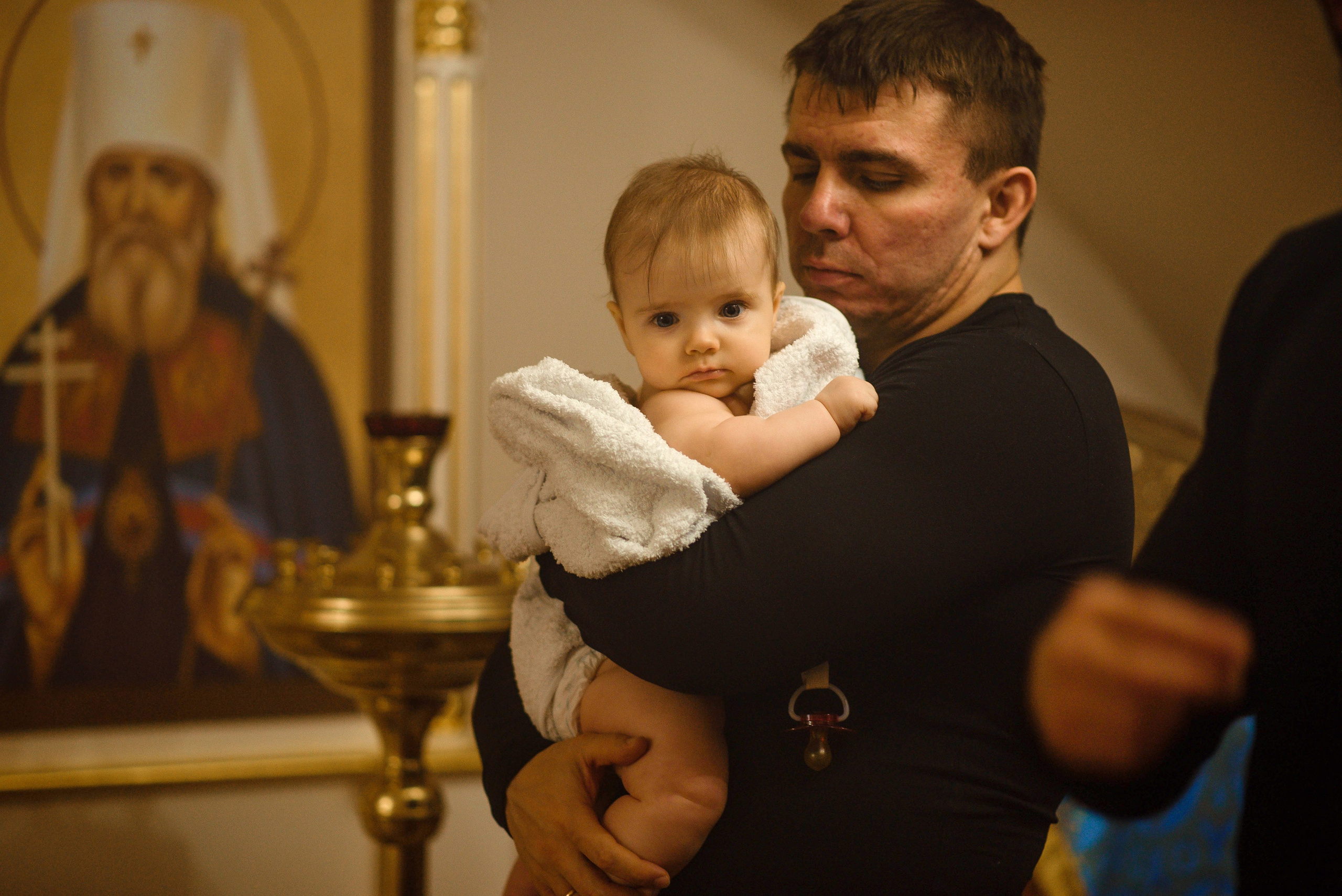 Крещение Лизы. Успенский собор. Свадебный и семейный Фотограф в Пензе Татьяна Лапоногова