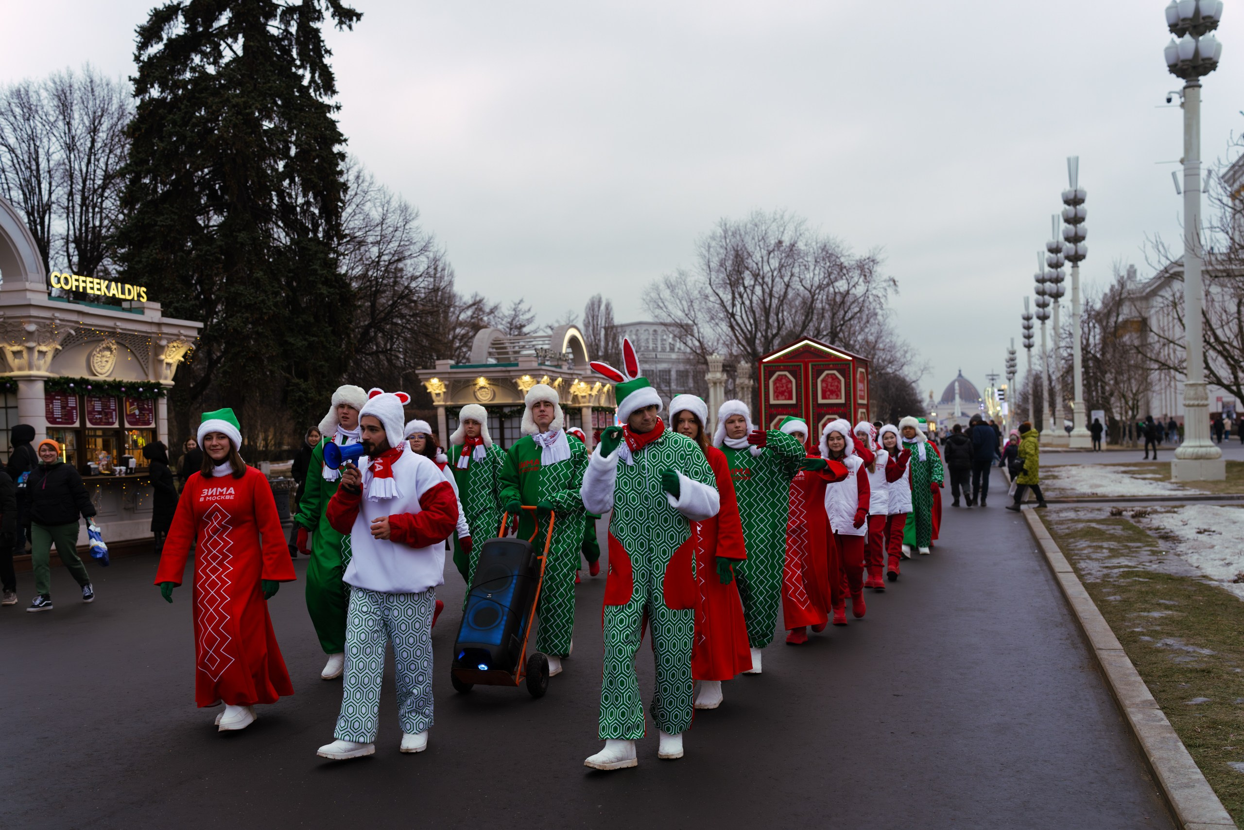 Проект «Зима в Москве» ВДНХ. Фотограф Алекс Висэро