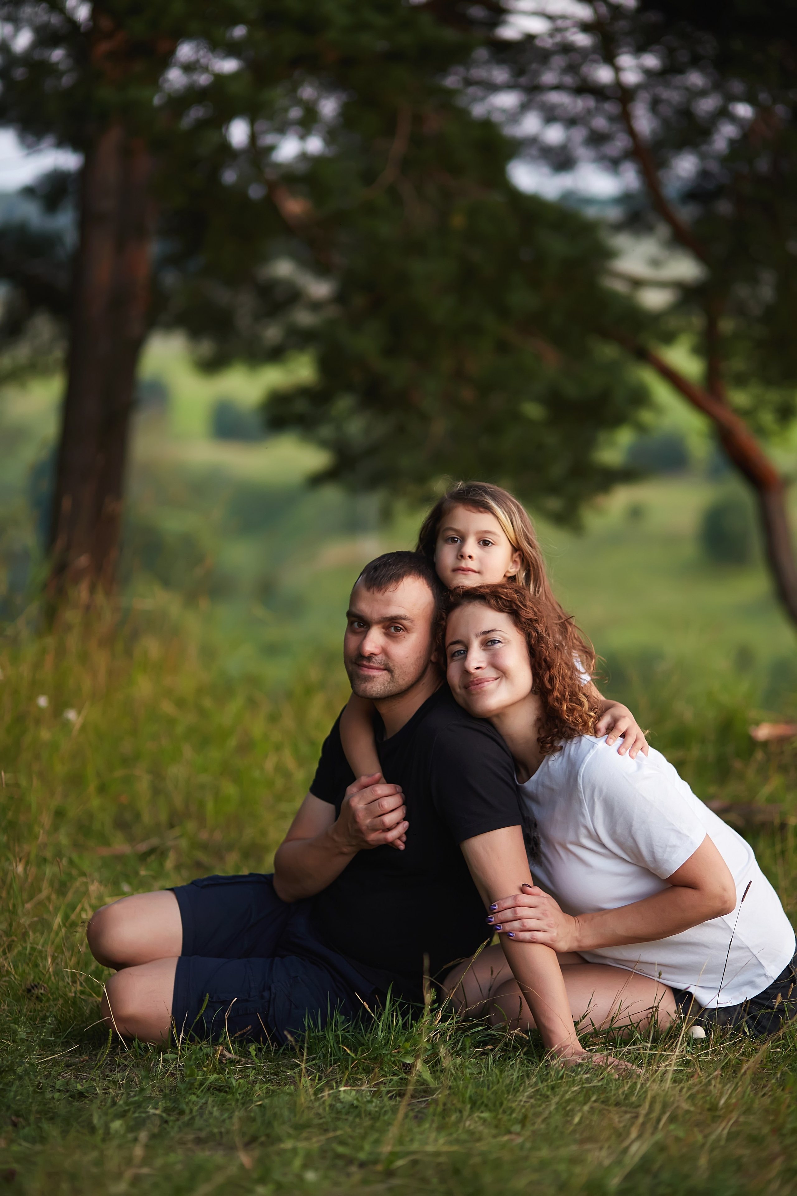Ольга, Андрей и Настёна. Семейный и детский фотограф в Москве Шарапова Ирина