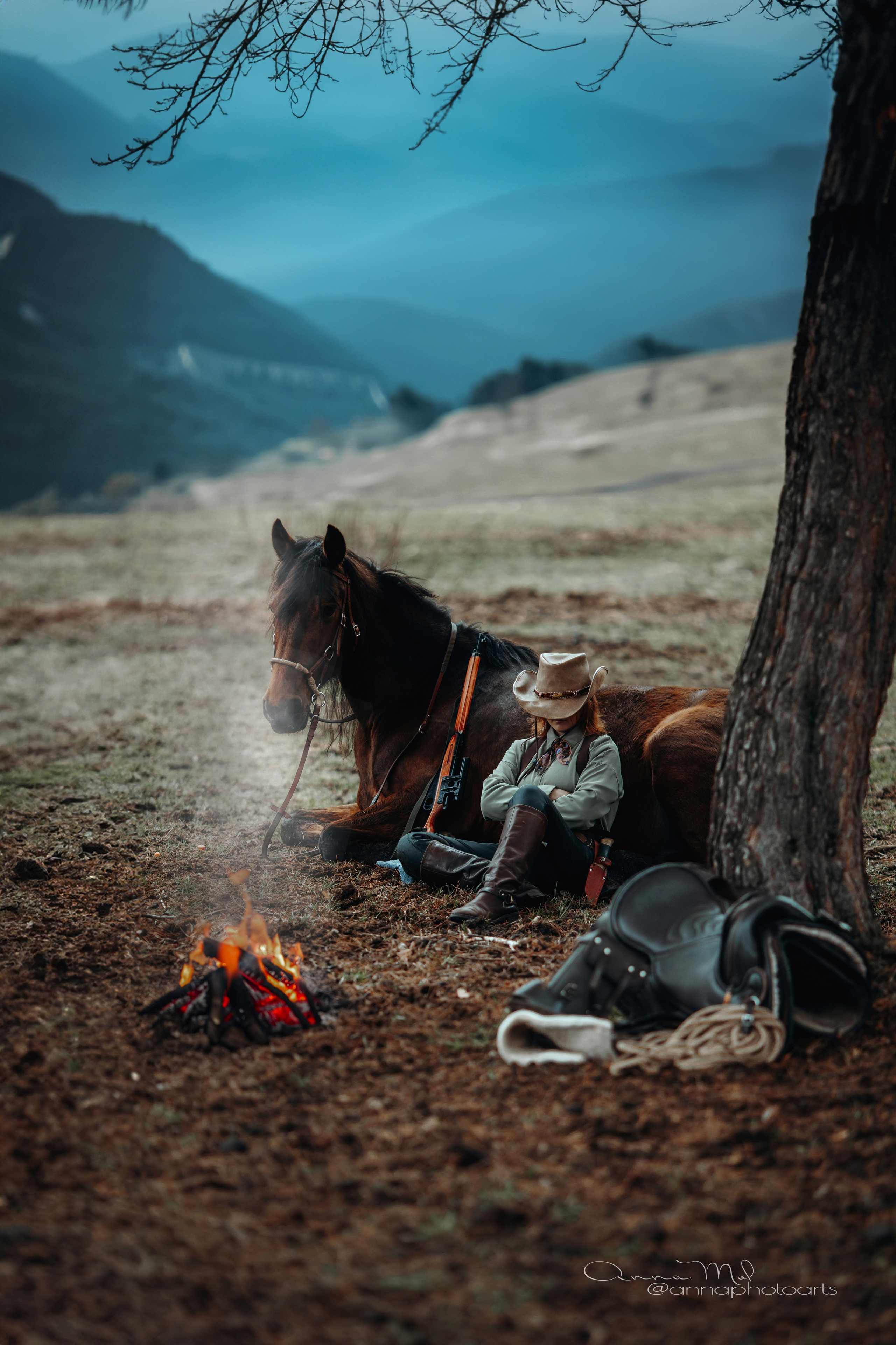 По мотивам любимой игры / РДР2. Анна Молчанова конный фотограф в Тюмени | фотосессии с лошадьми Тюмень