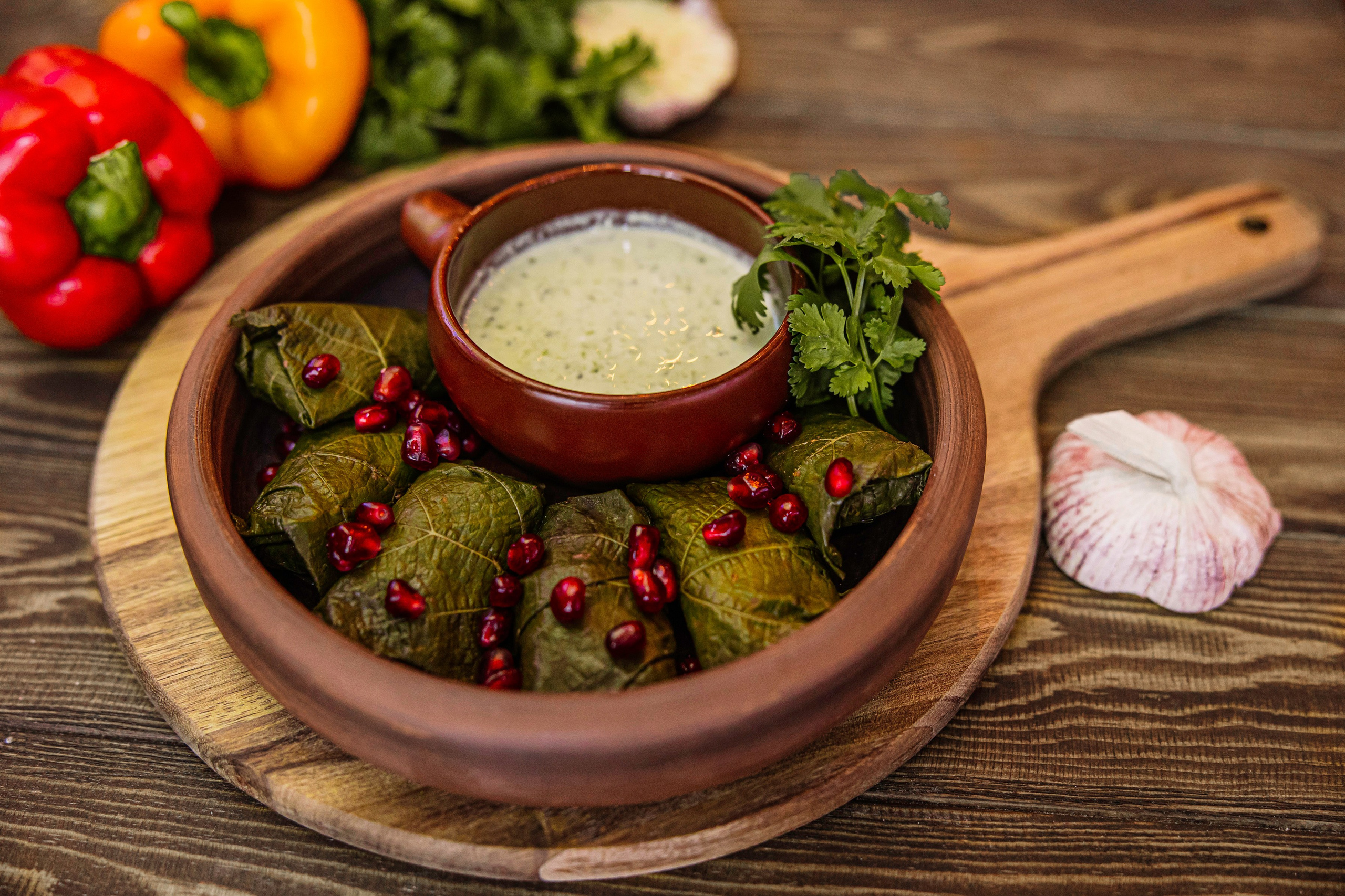 фотография грузинского блюда - долма