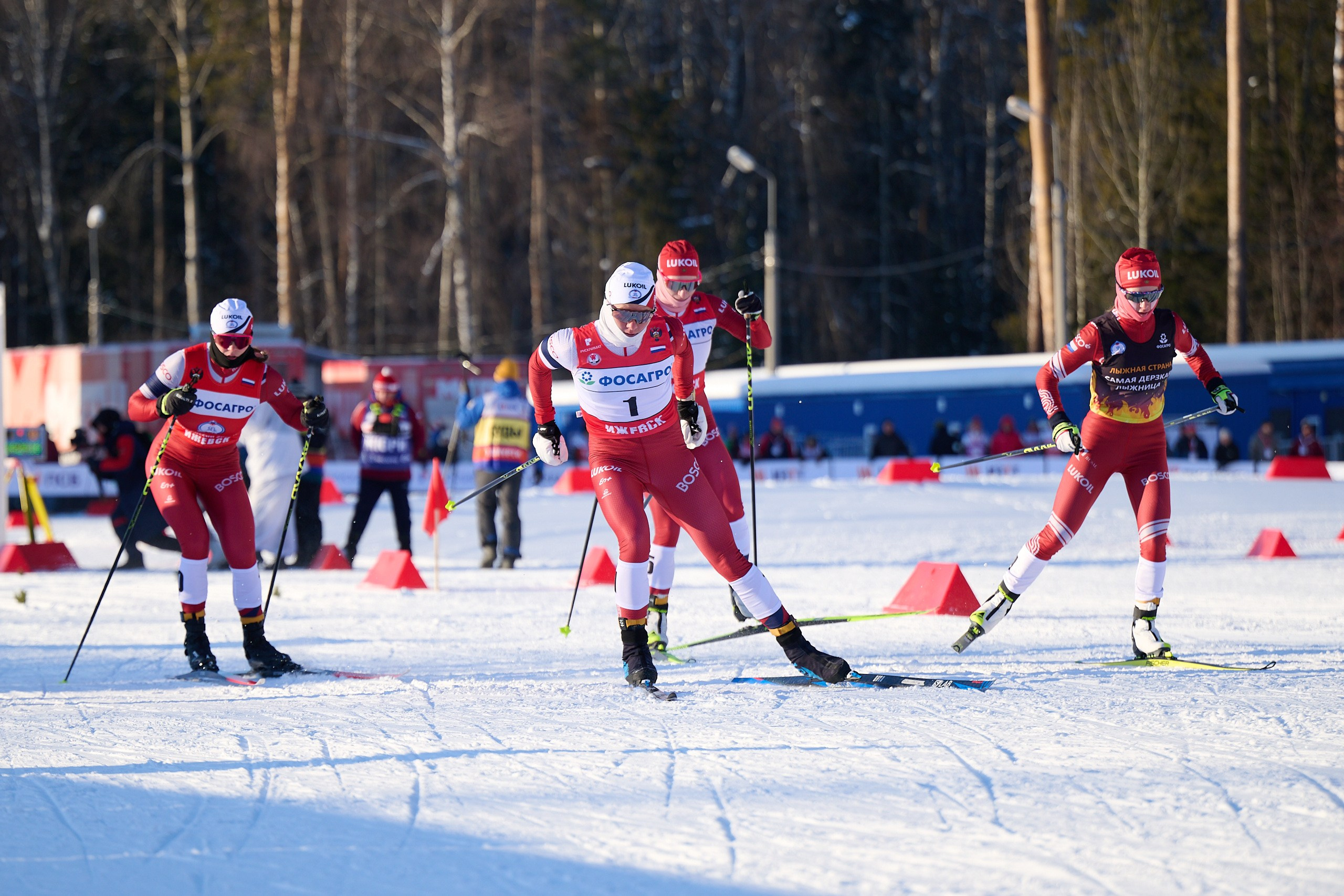 VI этап ФосАгро Кубка России по лыжным гонкам. Спринт. Ижевск 25.01.2025. Спортивный репортажный фотограф в Ижевске Сергей Мерзляков