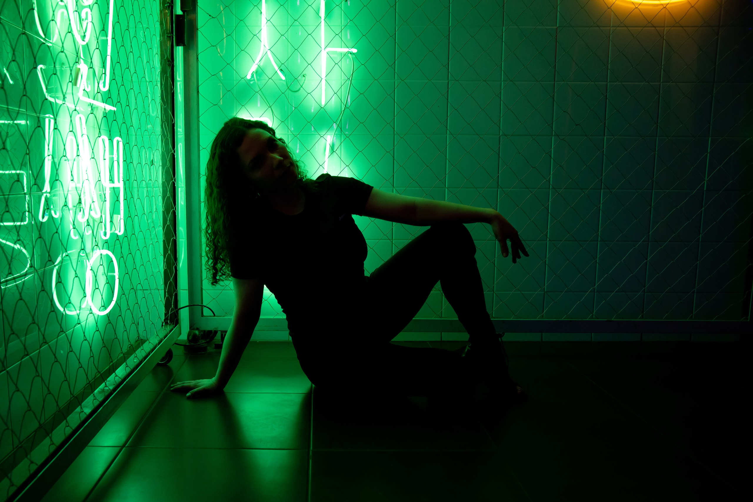 Анна в стиле киберпанк. Фотограф и дизайнер в Москве Екатерина Лобачева