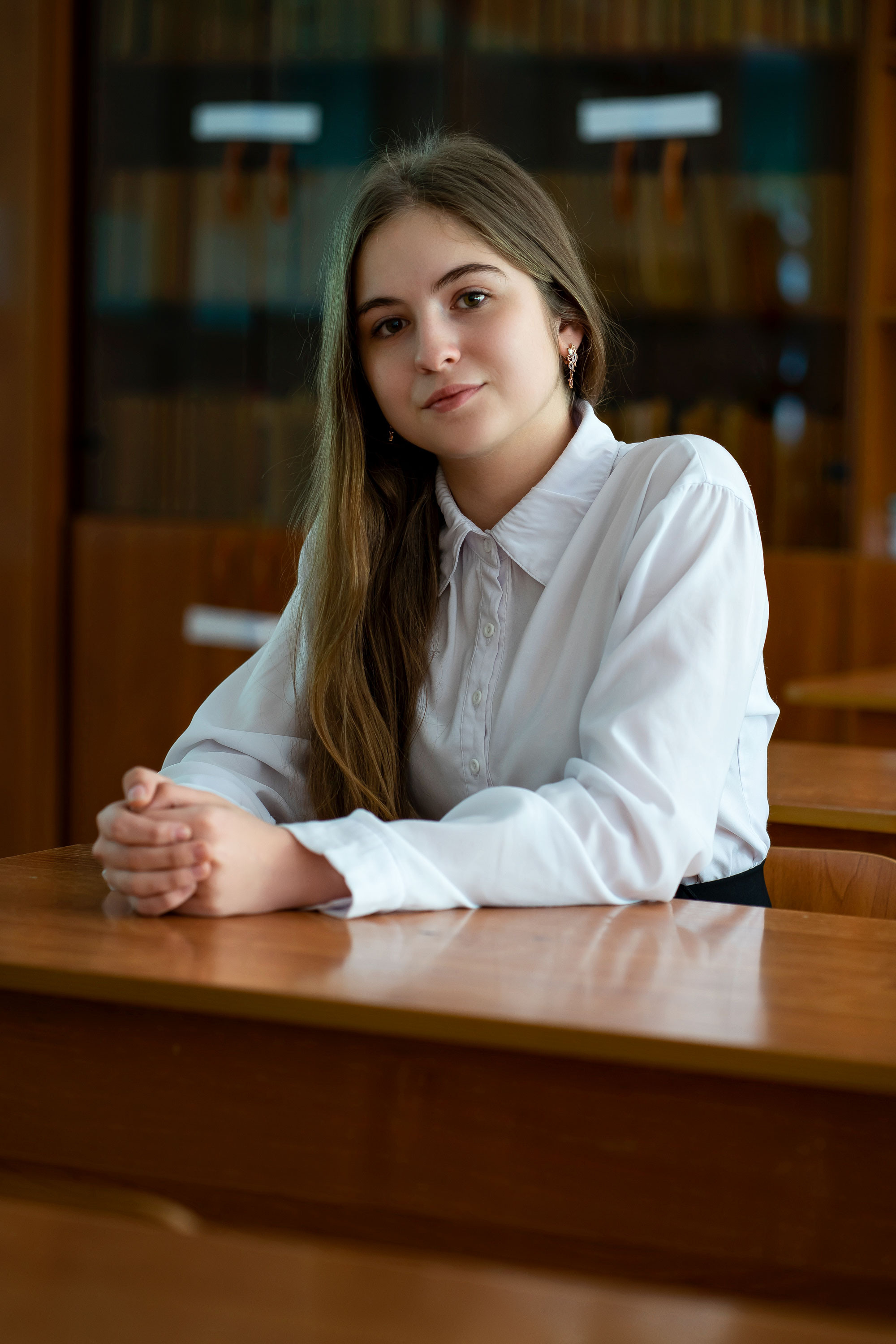 Портреты детей в учебном классе школы. Фотограф в Хабаровске