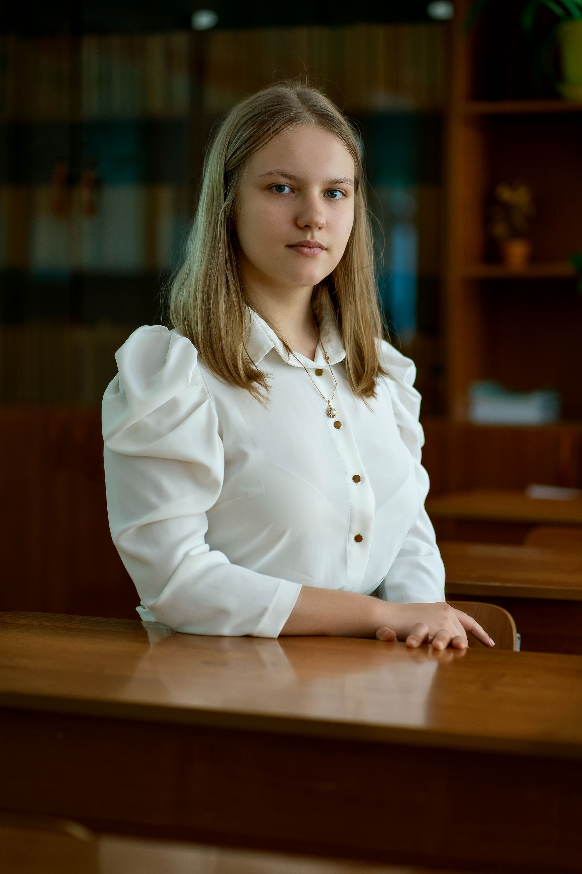 Портреты детей в учебном классе школы. Фотограф в Хабаровске