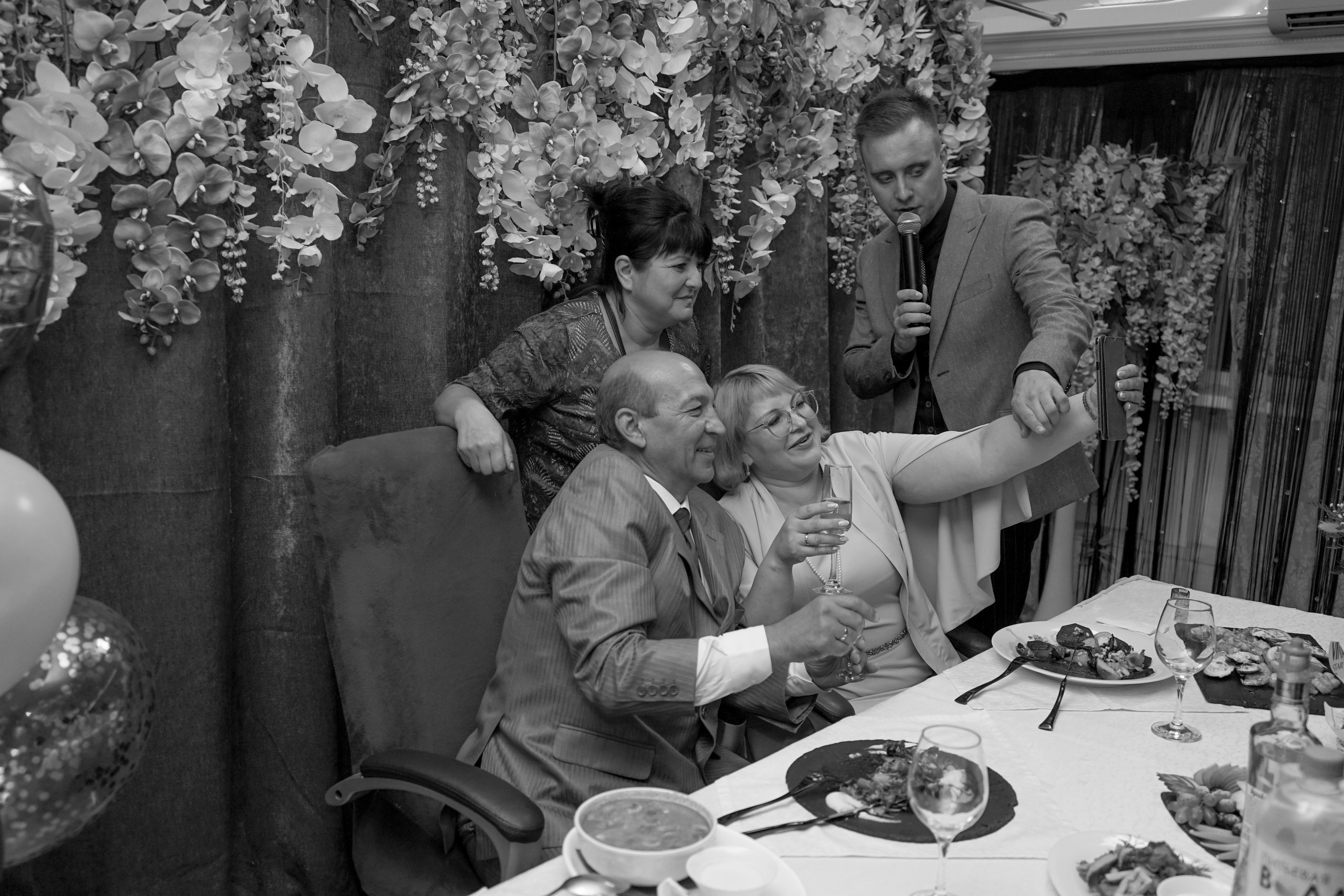 Съёмка свадебного банкета. Фотограф в Хабаровске