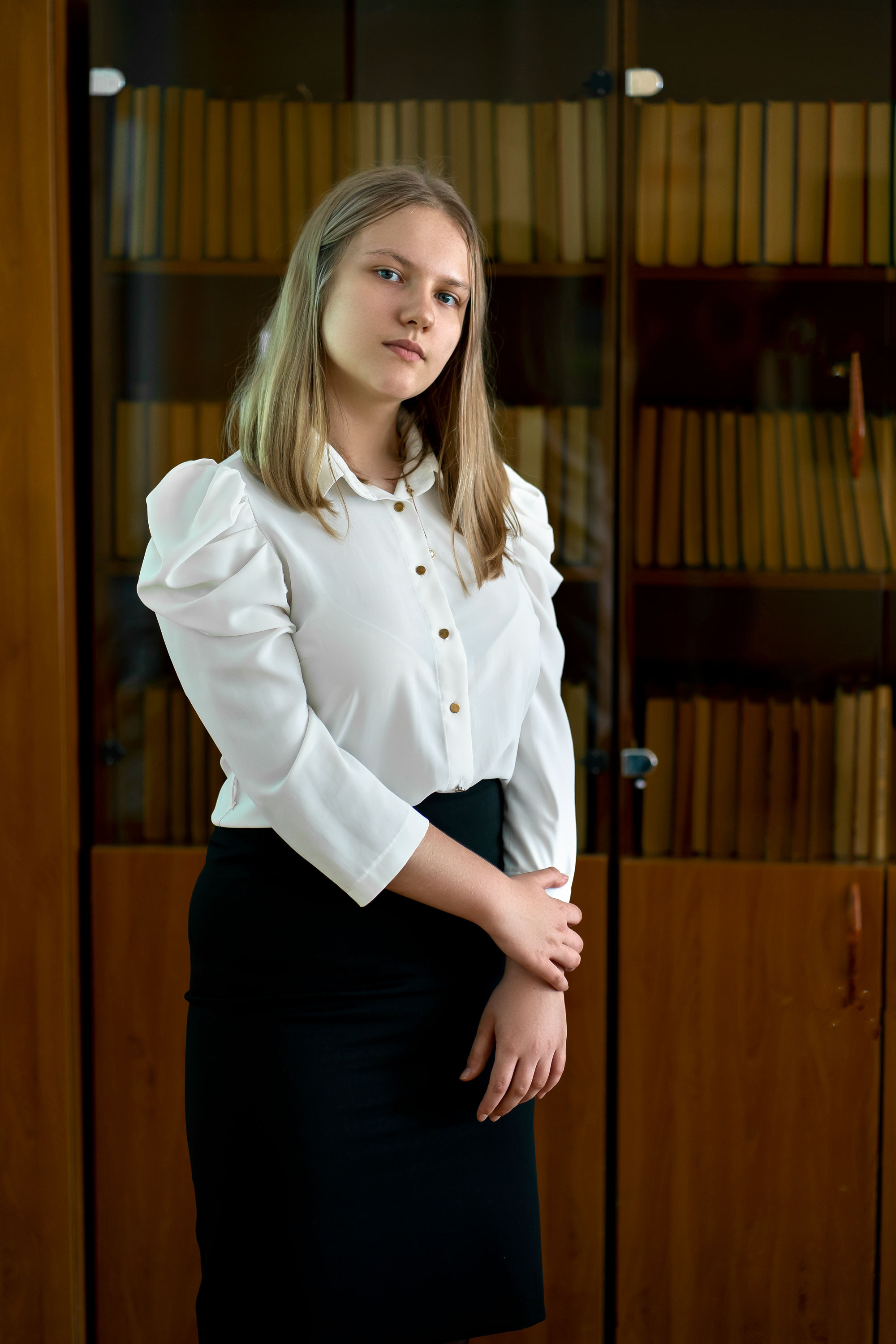 Портреты детей в учебном классе школы. Фотограф в Хабаровске