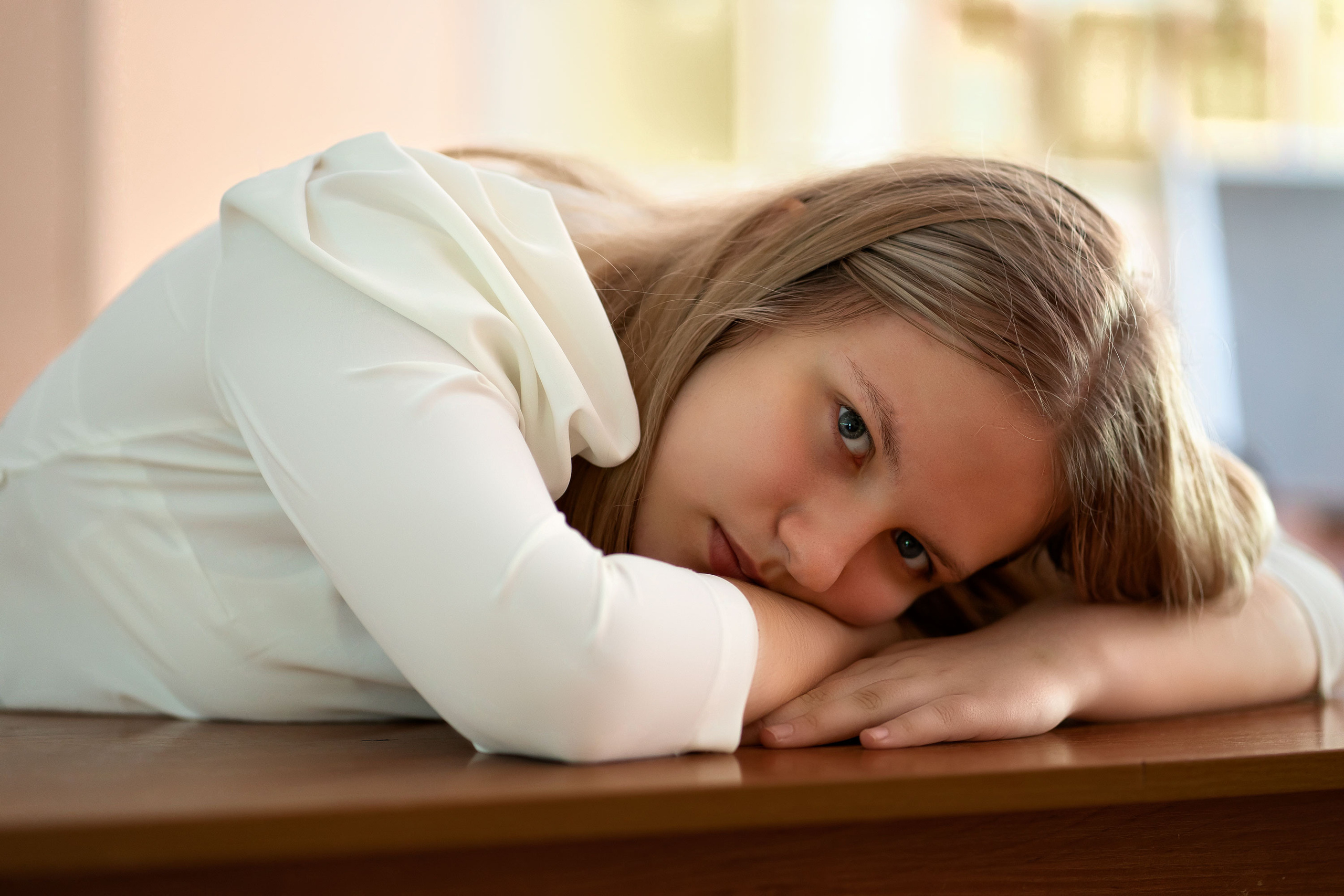 Портреты детей в учебном классе школы. Фотограф в Хабаровске