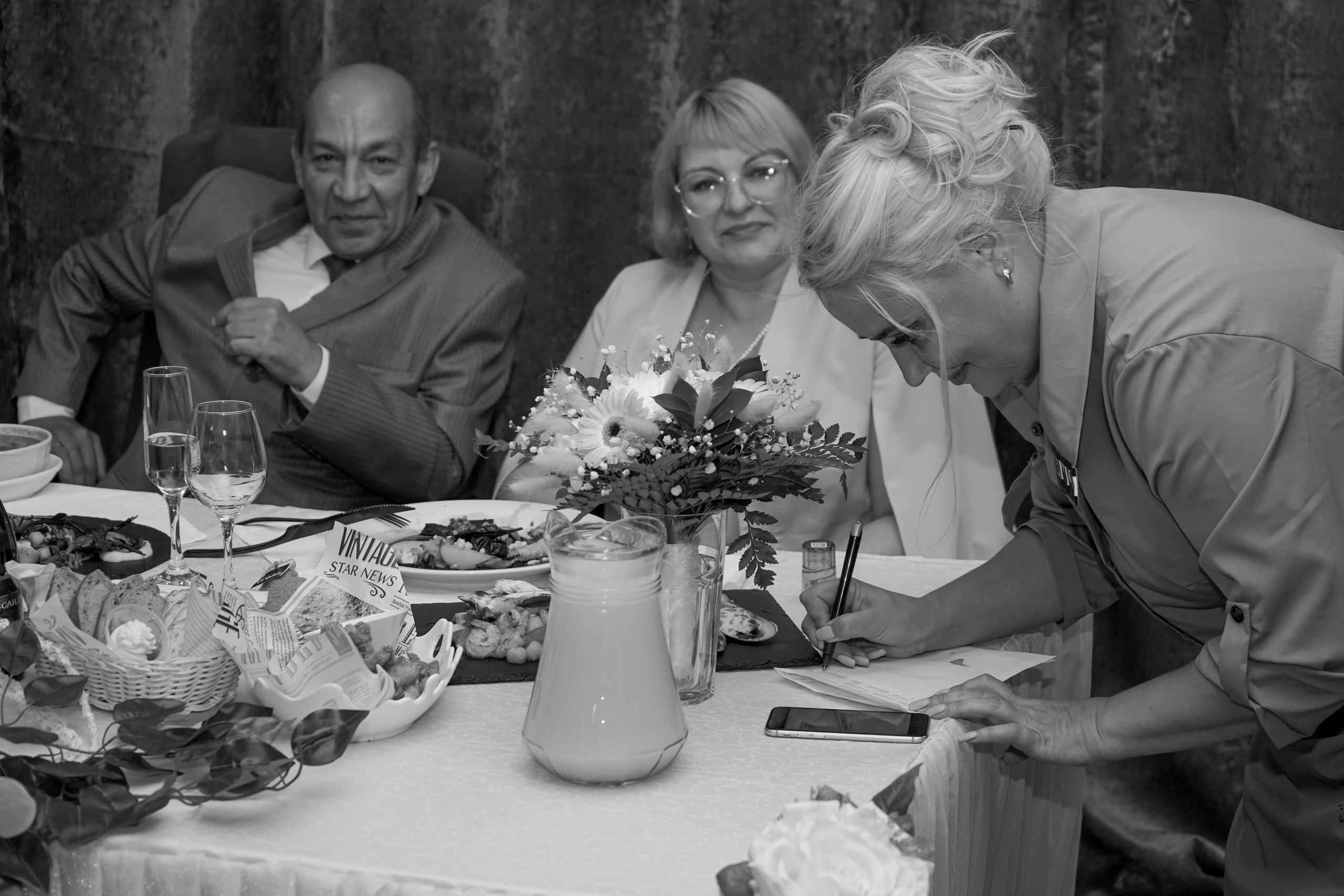 Съёмка свадебного банкета. Фотограф в Хабаровске