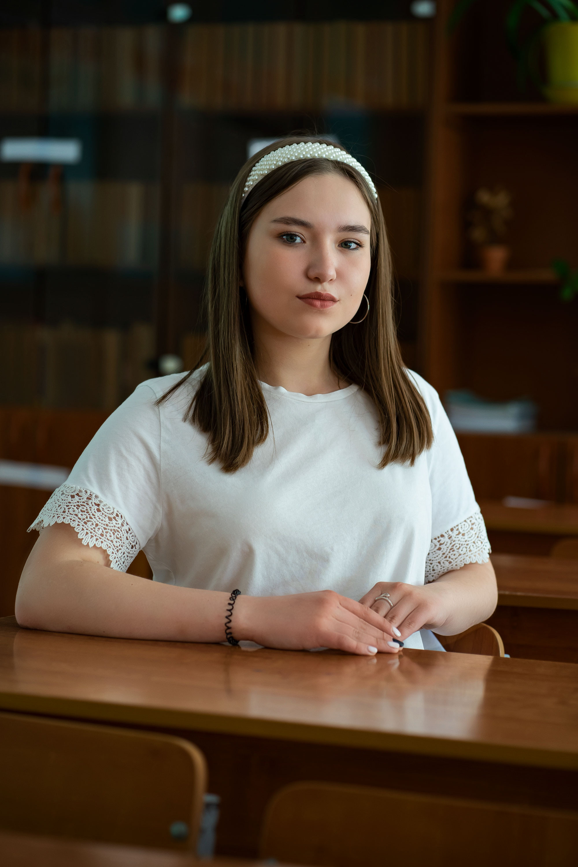 Портреты детей в учебном классе школы. Фотограф в Хабаровске