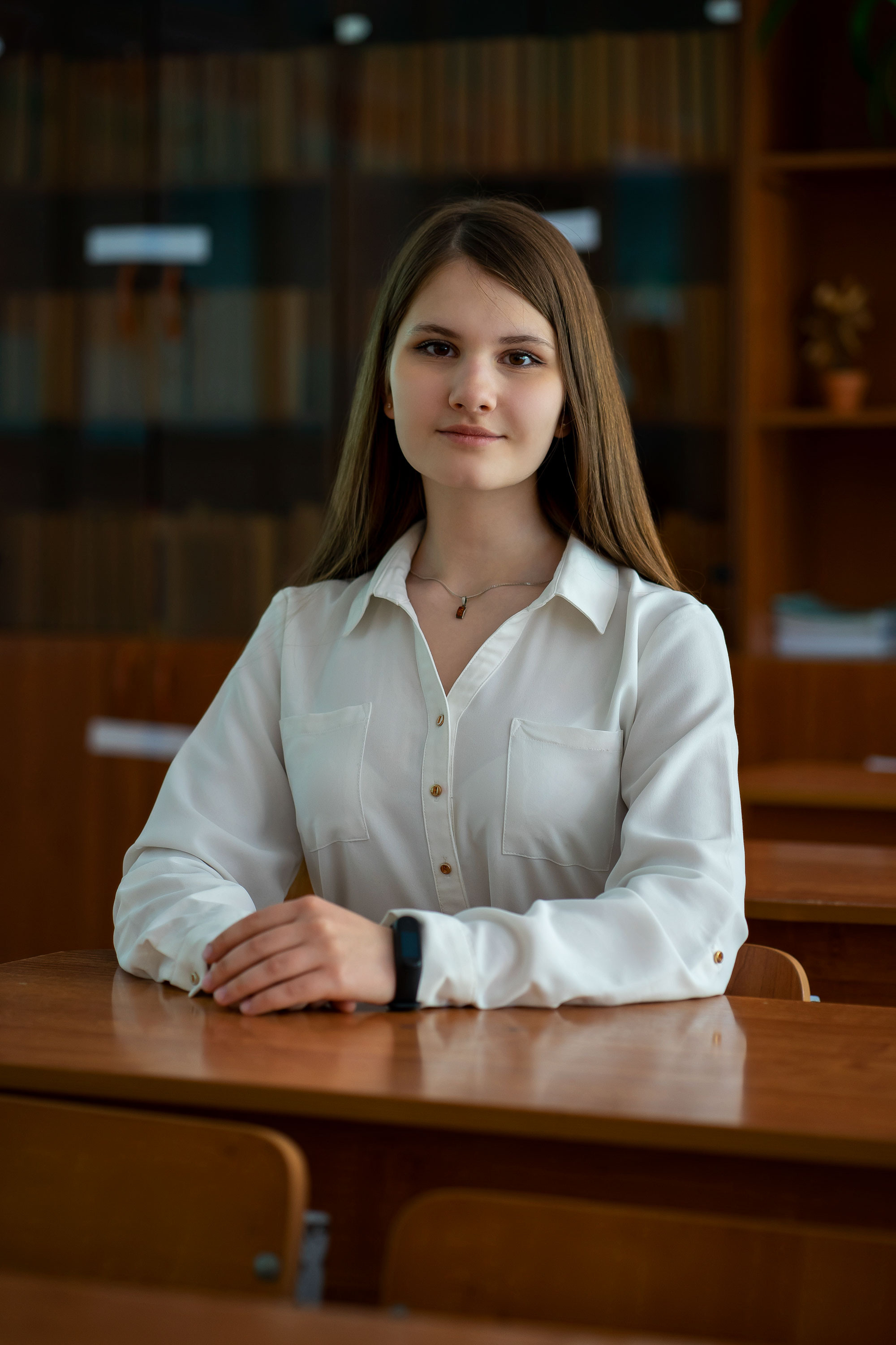 Портреты детей в учебном классе школы. Фотограф в Хабаровске