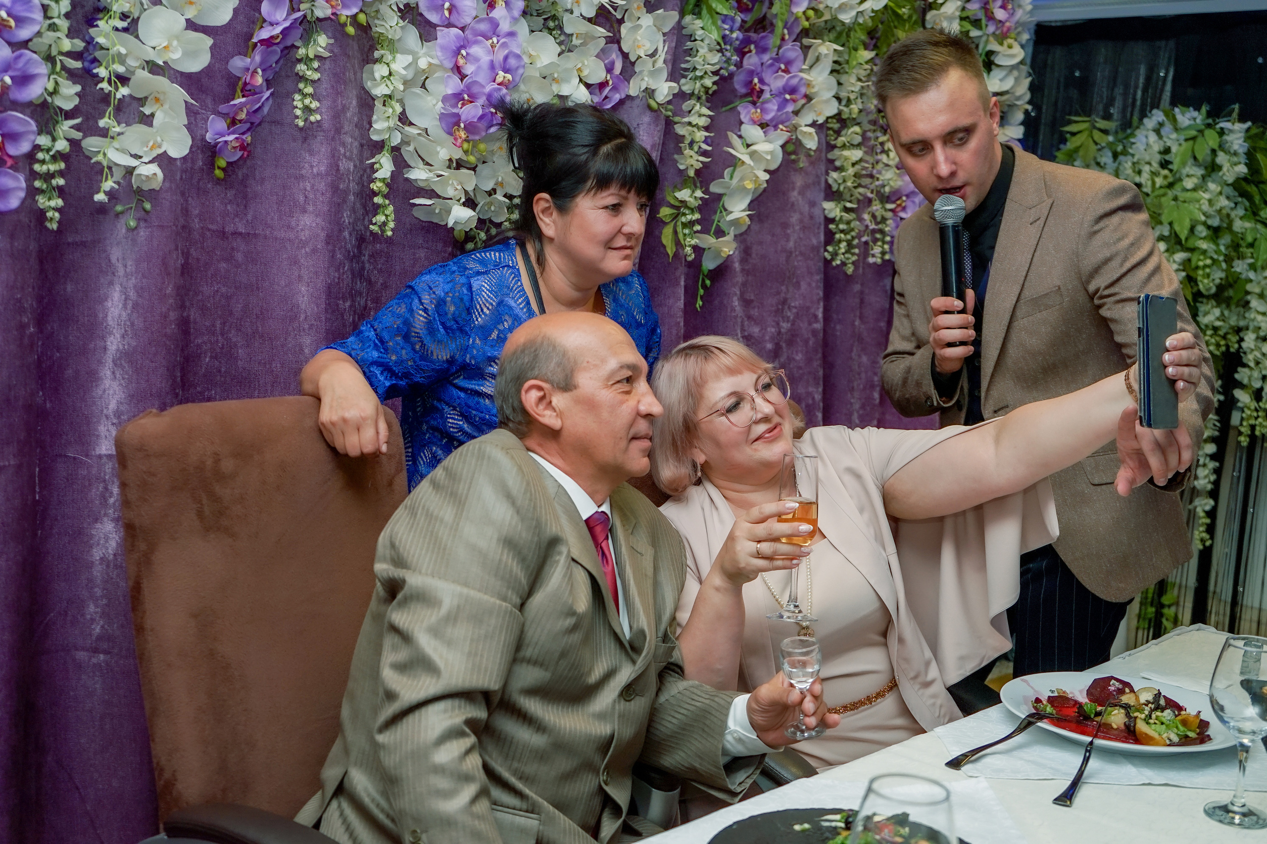 Съёмка свадебного банкета. Фотограф в Хабаровске