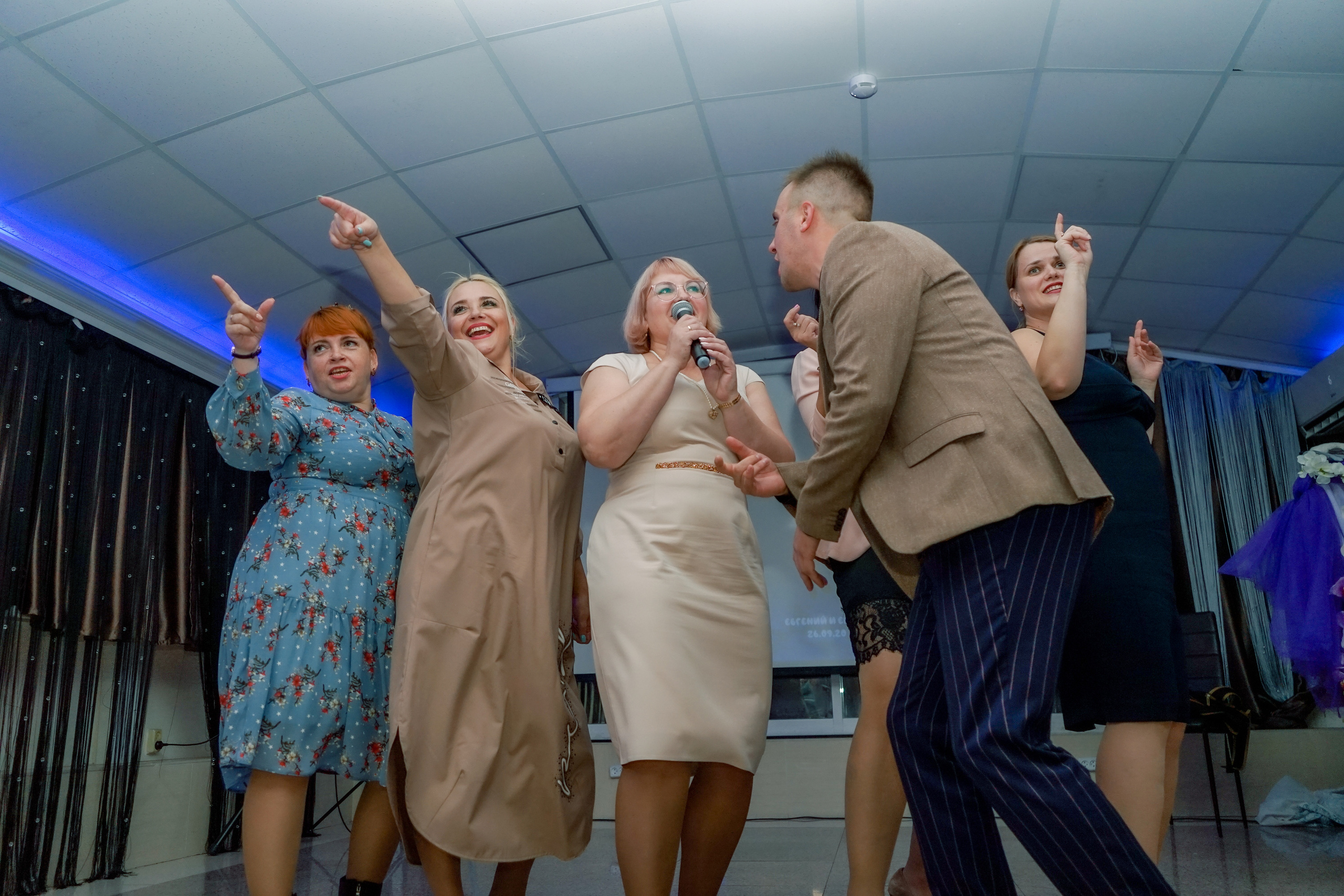 Съёмка свадебного банкета. Фотограф в Хабаровске