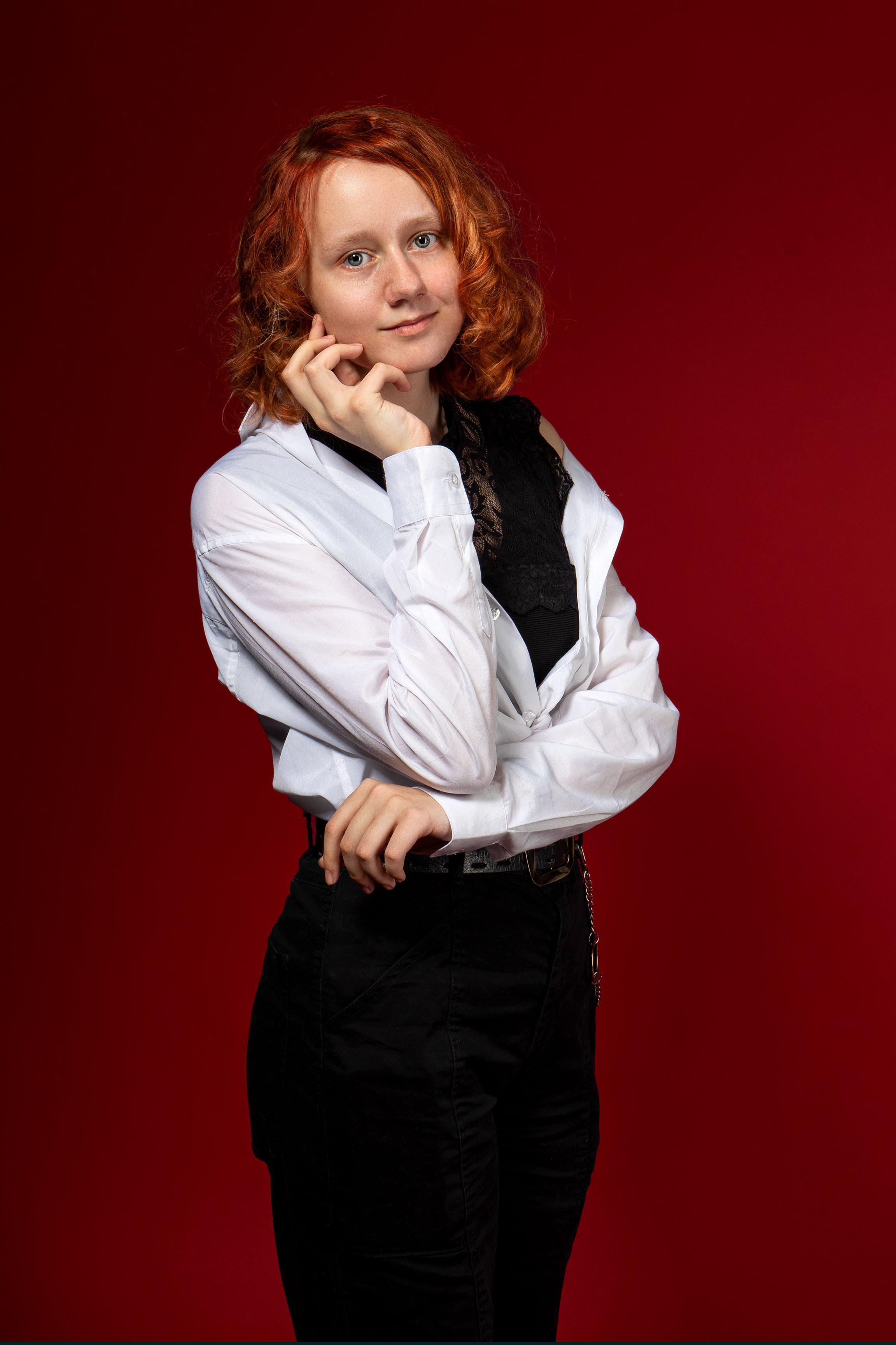 Детские портреты для школьного альбома в фотостудии. Фотограф в Хабаровске