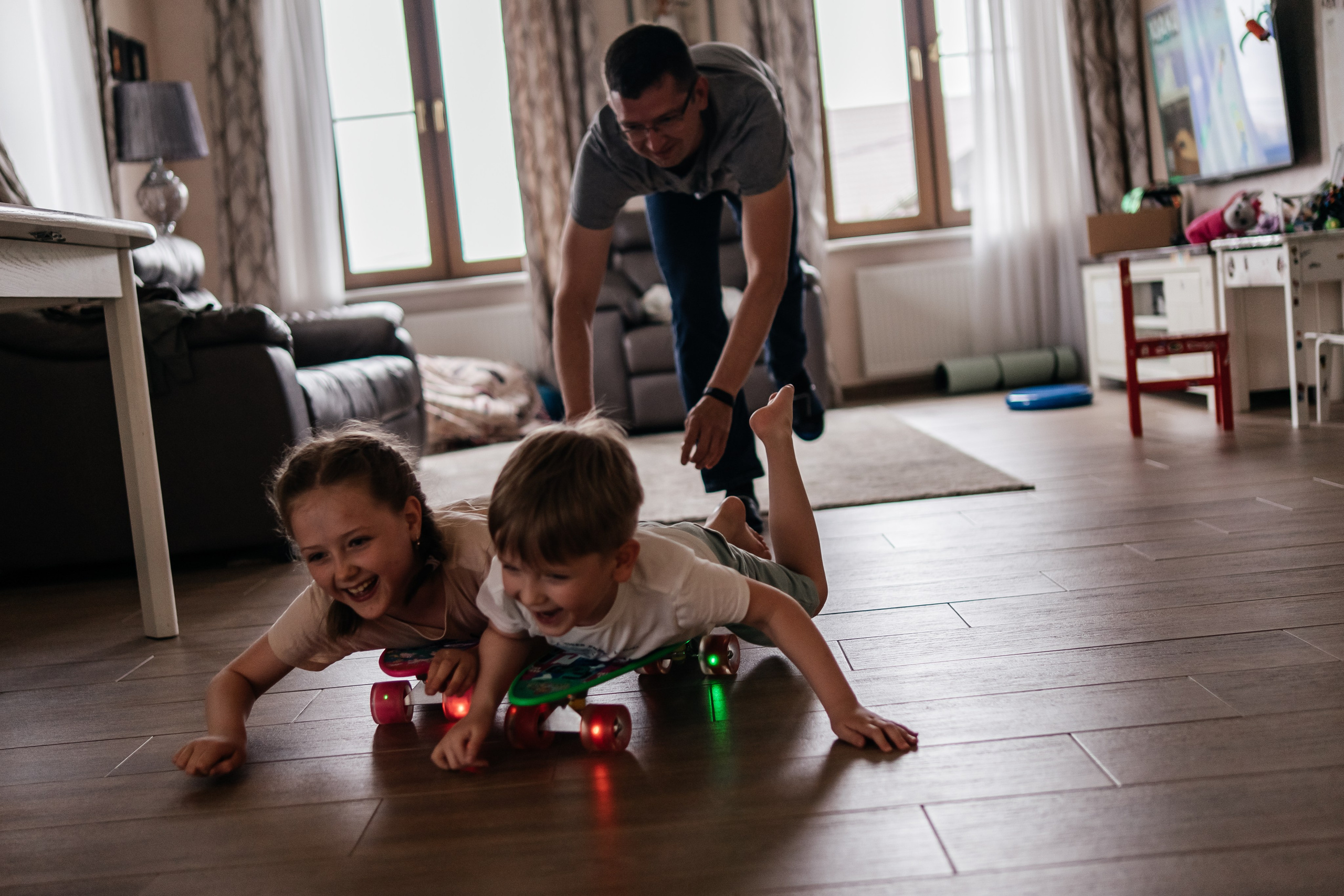 Наташа, Митя, Аня и Женя. Семейный фотограф в Москве и Подмосковье Иванова Нина