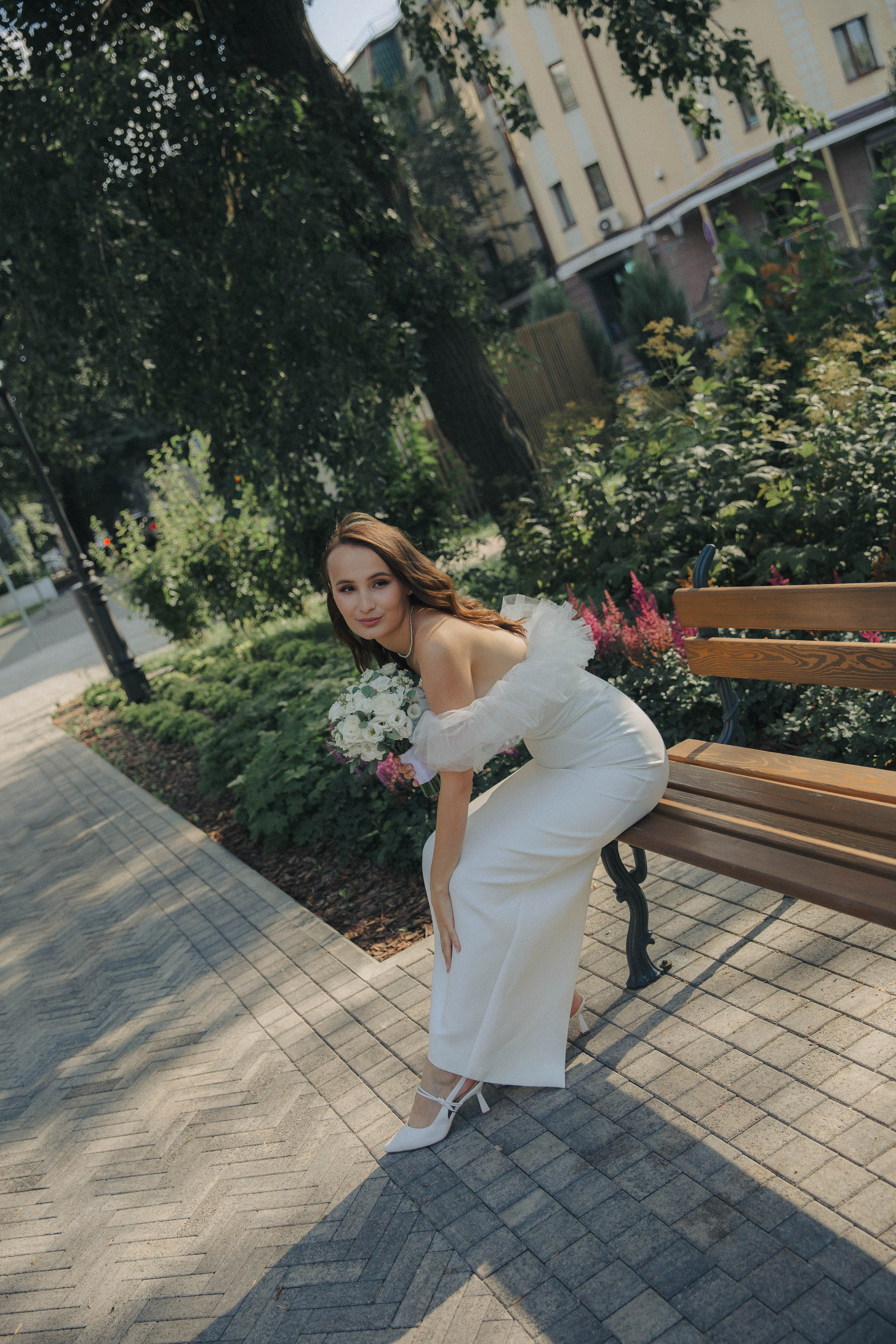 Свадебная прогулка Андрея и Анастасии. Портретный фотограф в Казани Алёна Евсеева