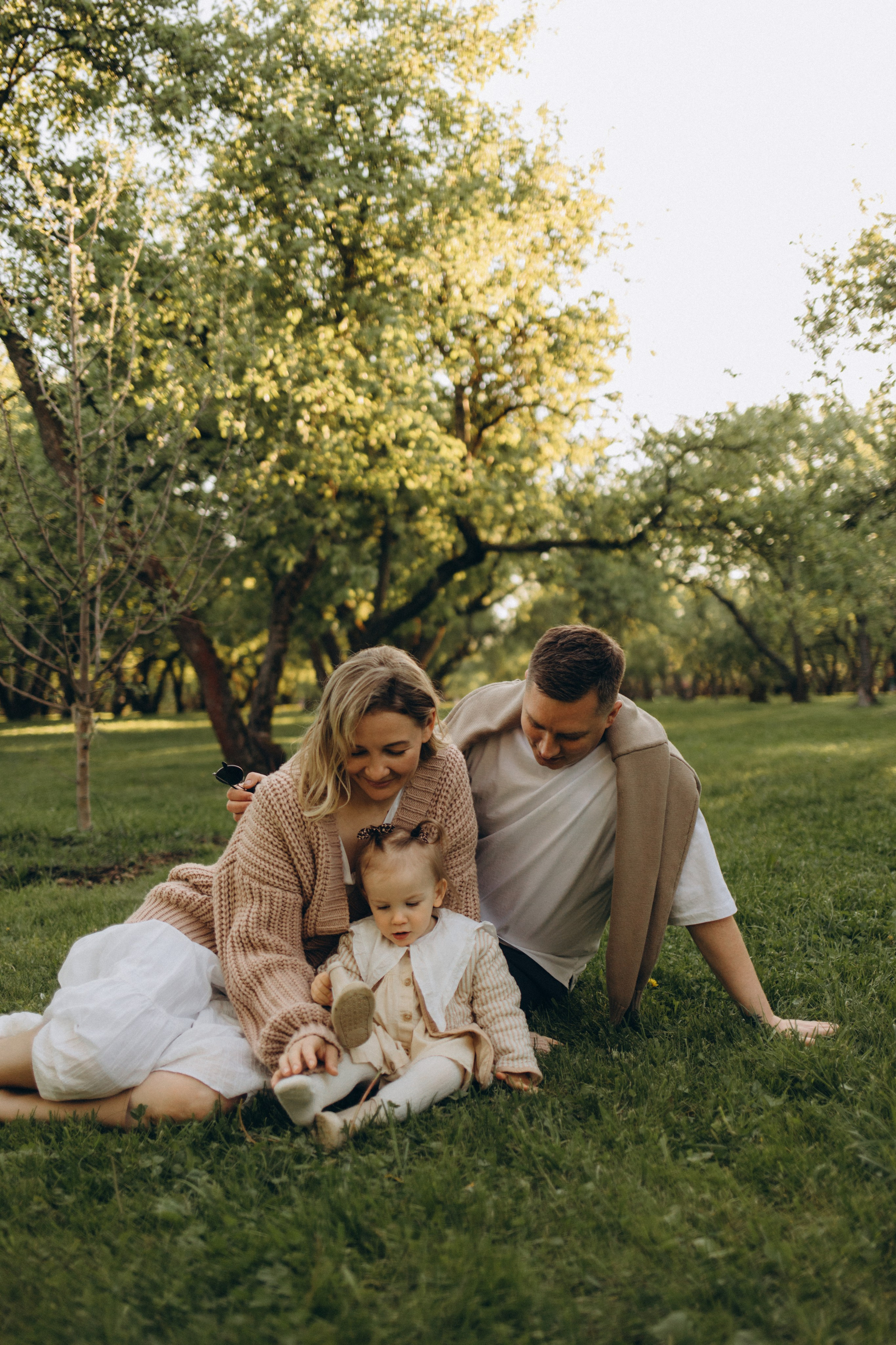 Андрей, Марина и Варя. Семейный фотограф в Москве Валерия Мясникова