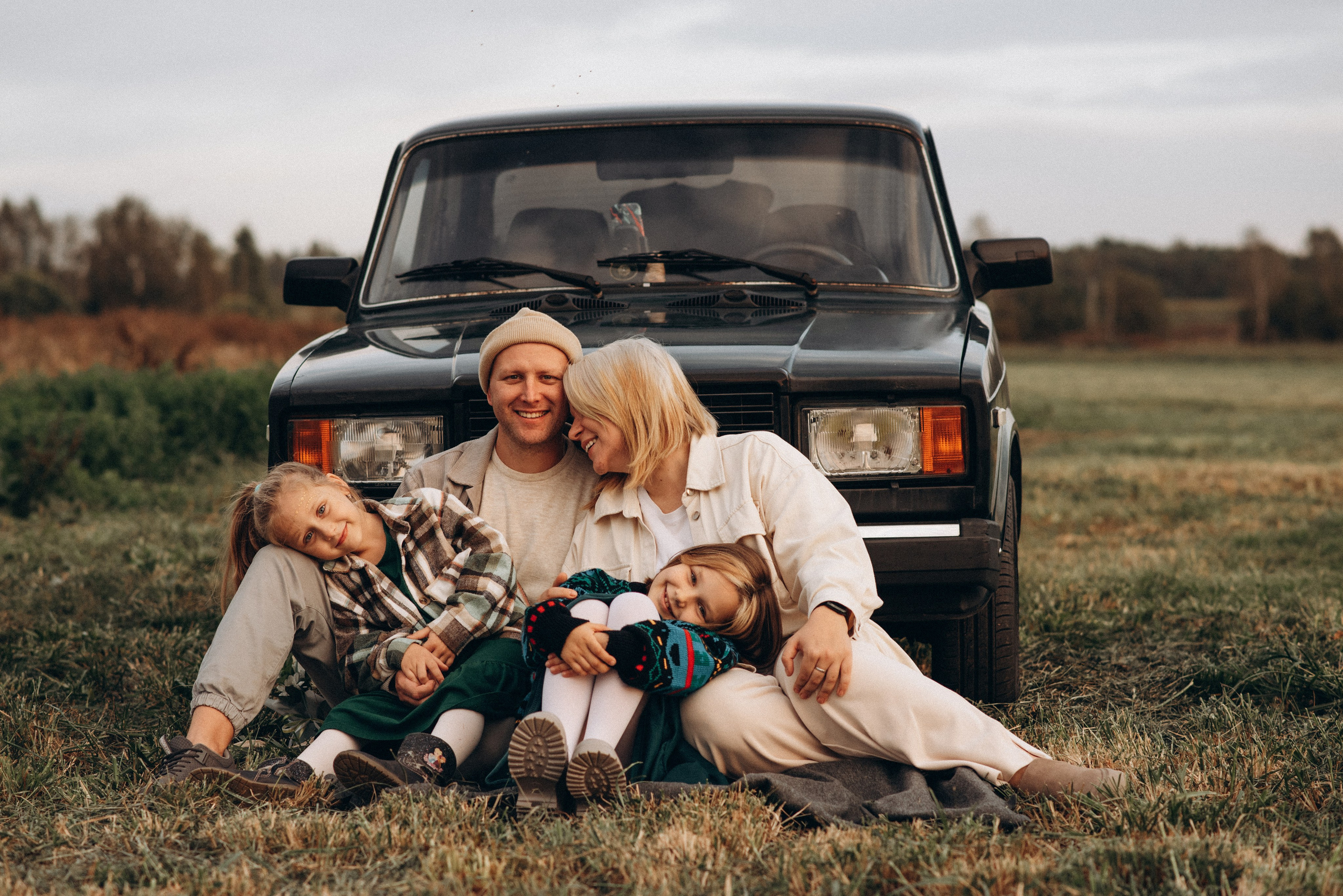 Семья Магазинских. Семейный фотограф в Клину и Москве Елена Храпунова