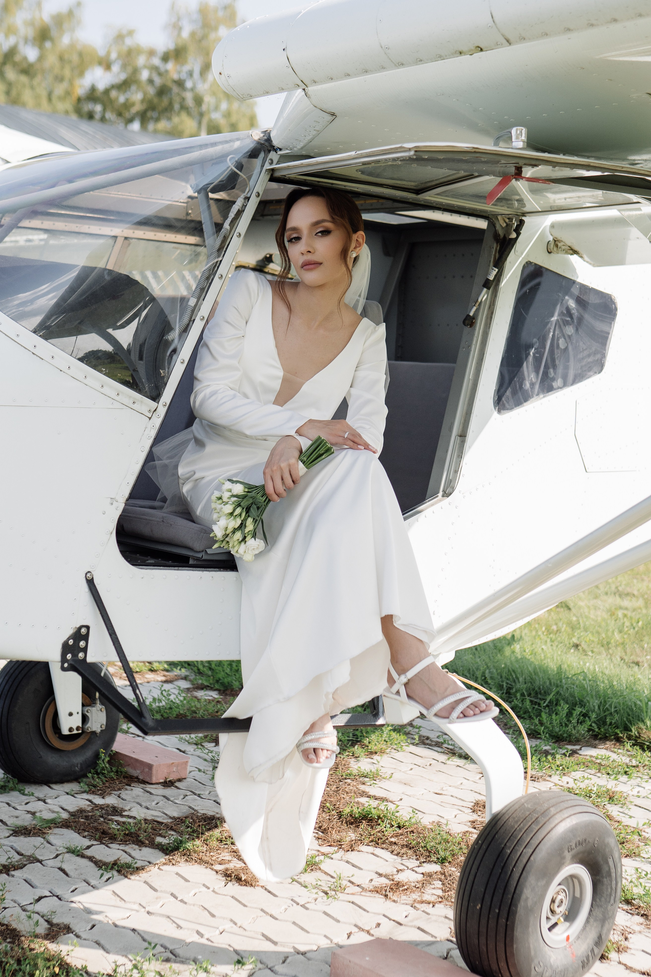 Аэродром. Свадебный фотограф Тольятти Москва Адамова Виктория