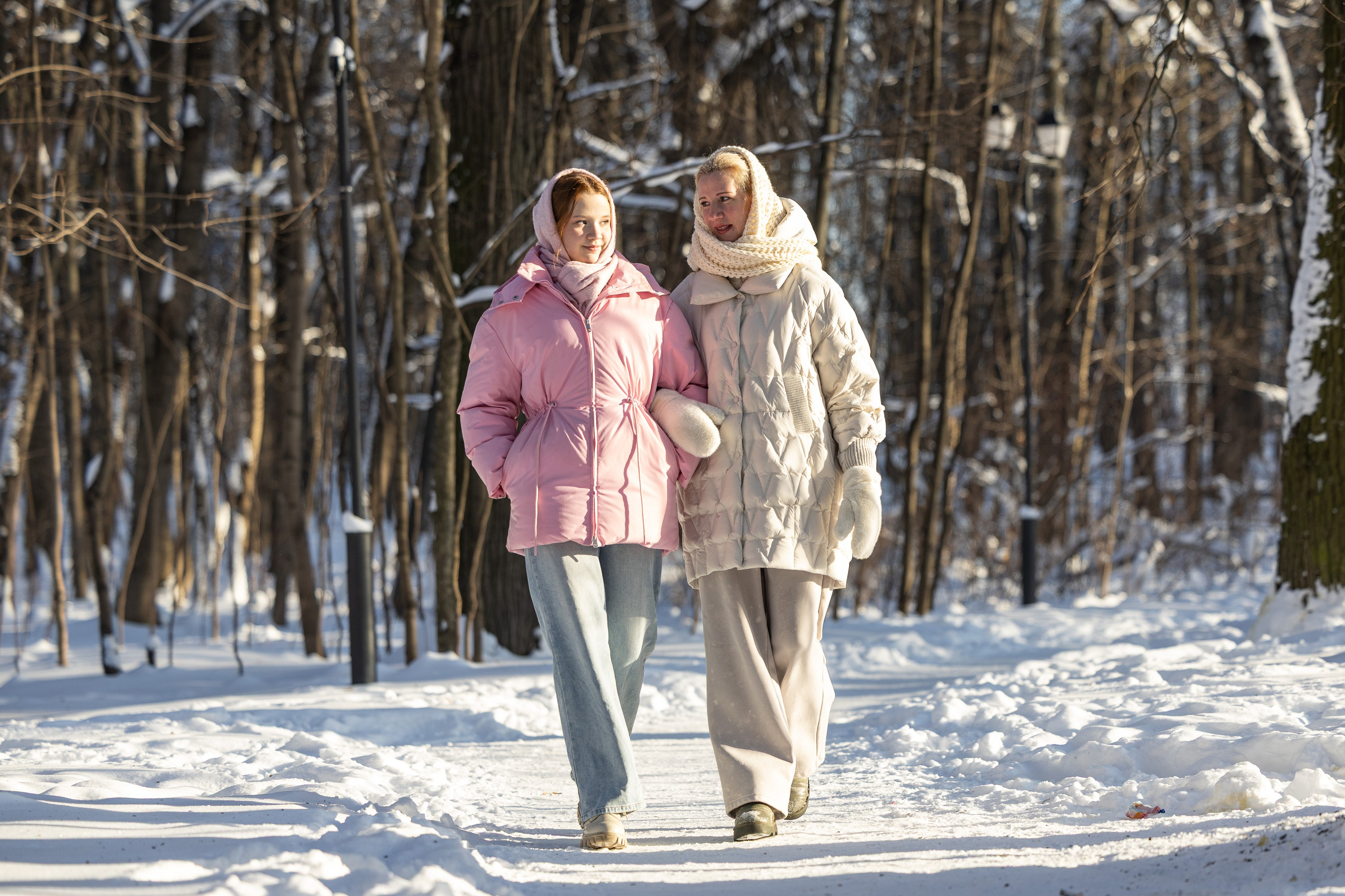 Олеся. Зимний фотосет. Фотограф Владимир Охрименко