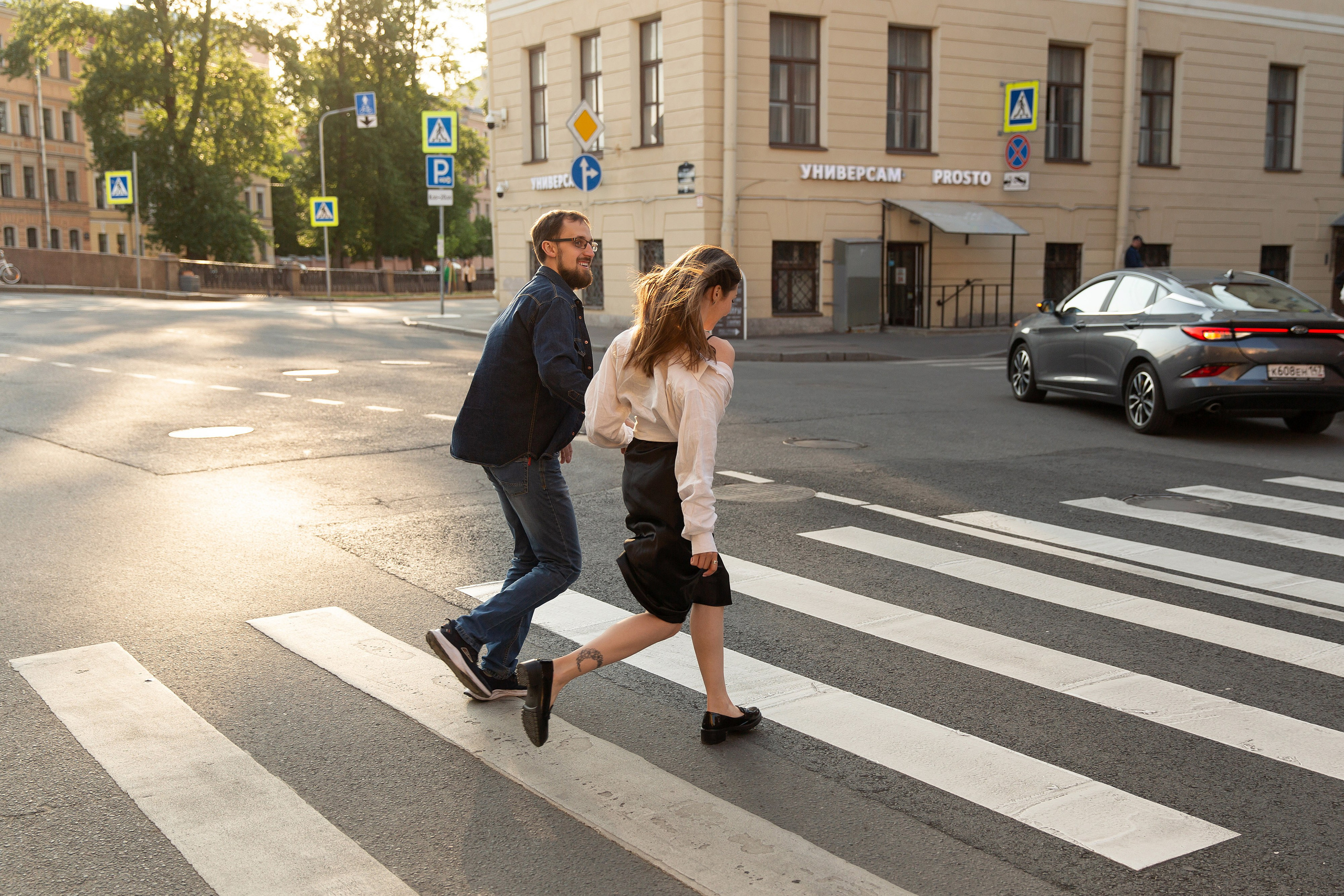 Фотосессия истории любви в центре Петербурга. Свадебный и портретный фотограф в Санкт-Петербурге Надежда Чечулина