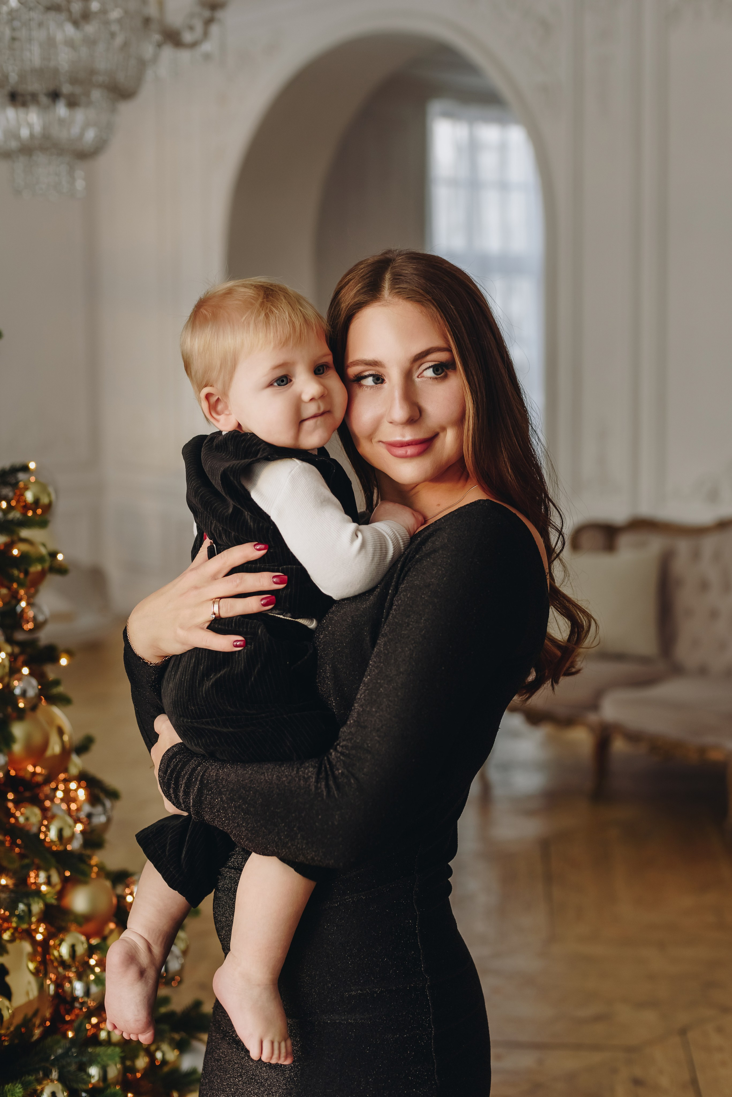 Новогодняя фотосессия в фотостудии. Фотограф Юлия Кондратьева