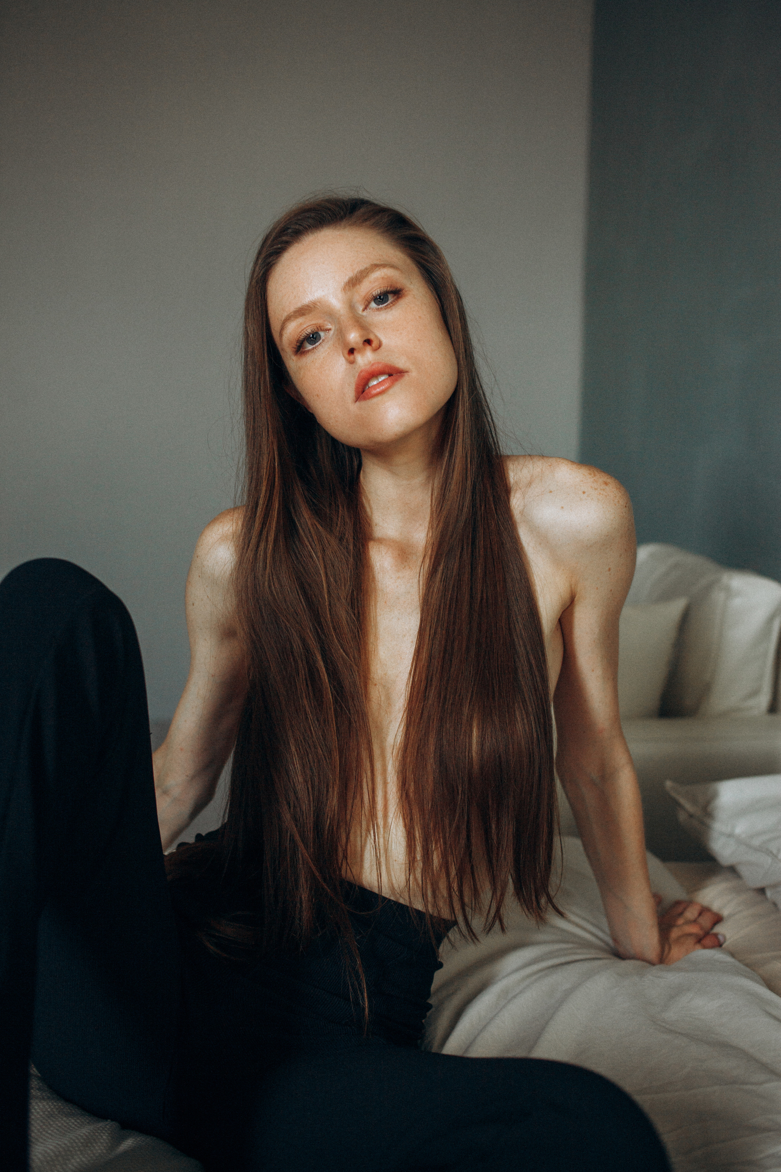 фотосессия для девушки в студии