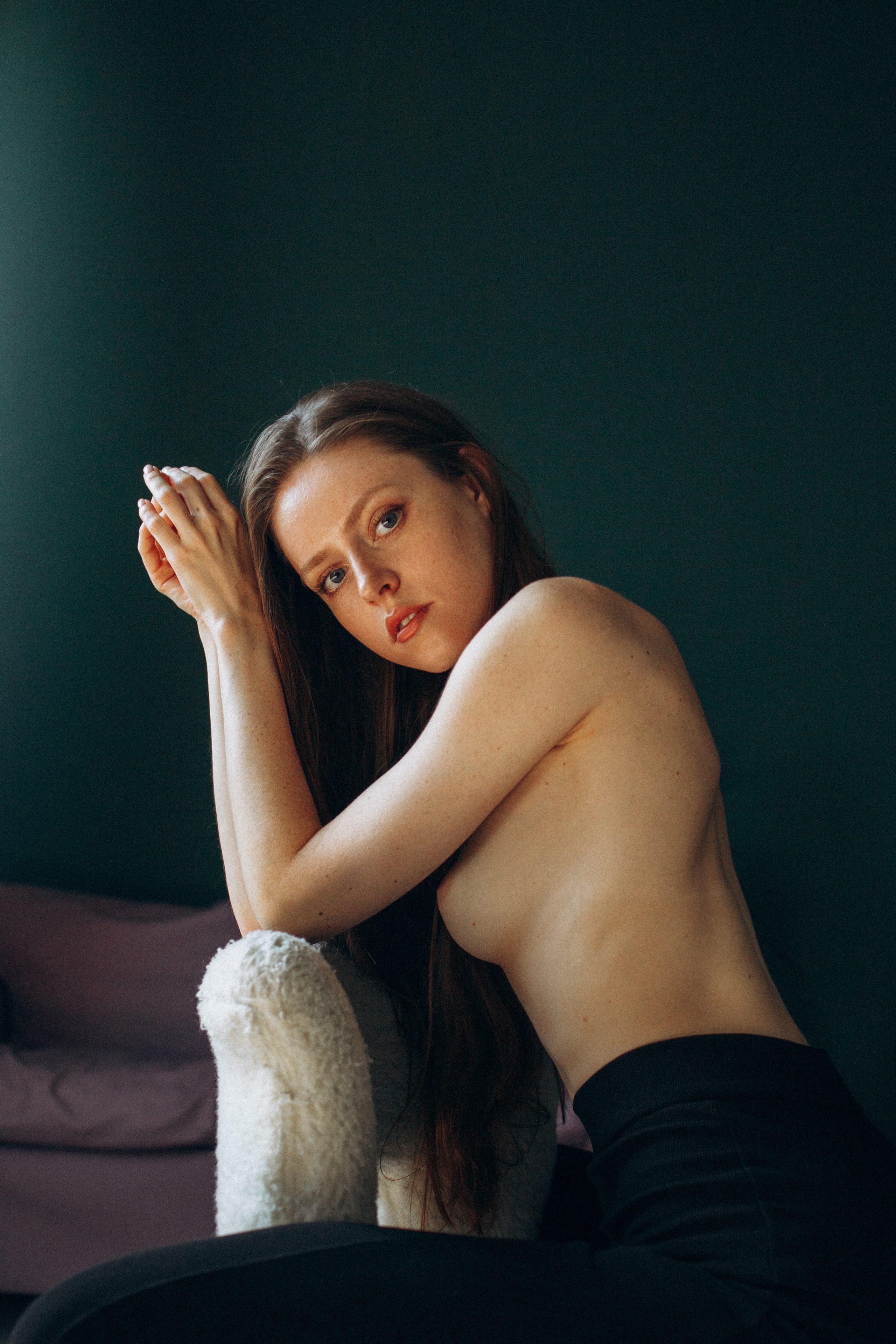 фотосессия для девушки в студии