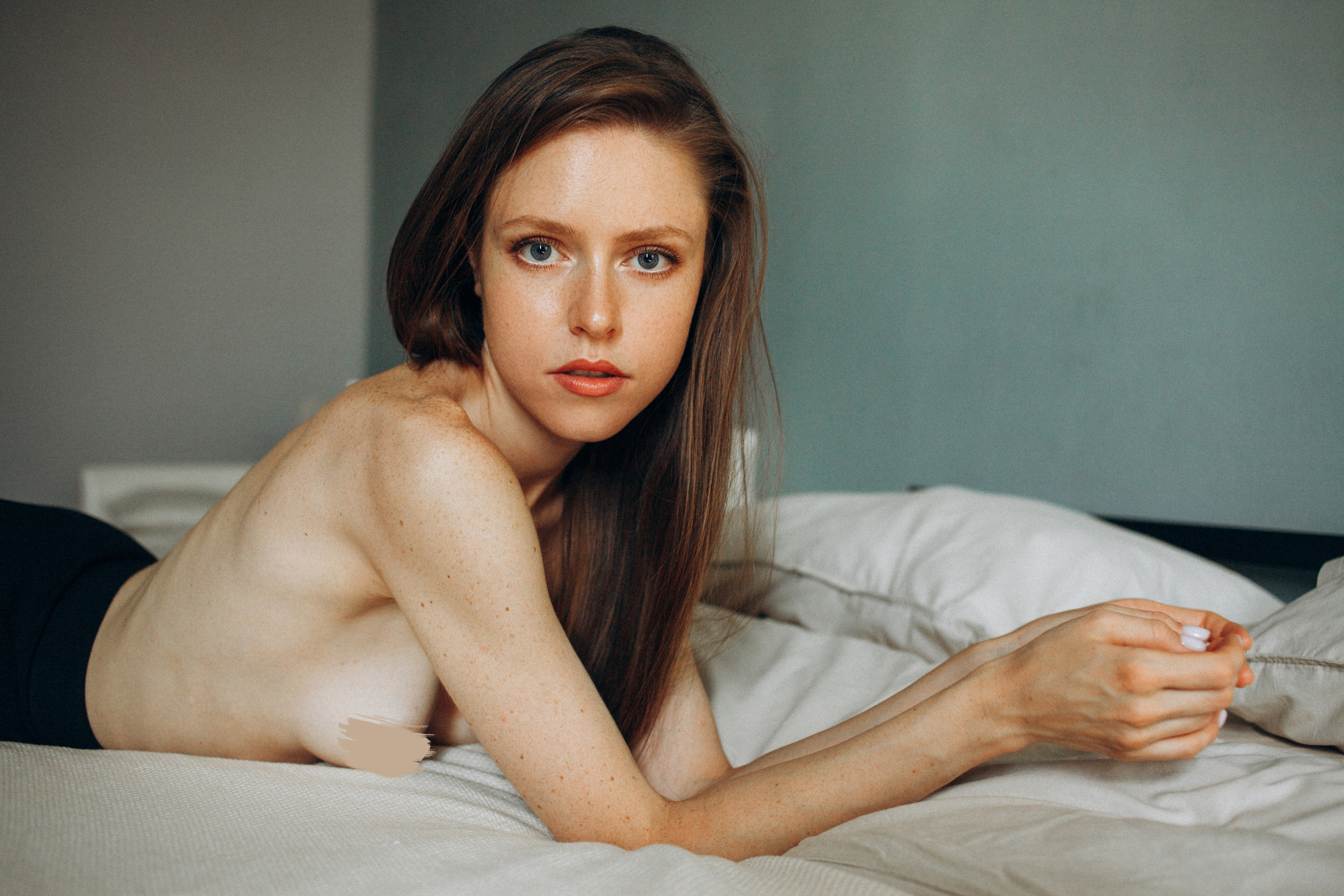 фотосессия для девушки в студии